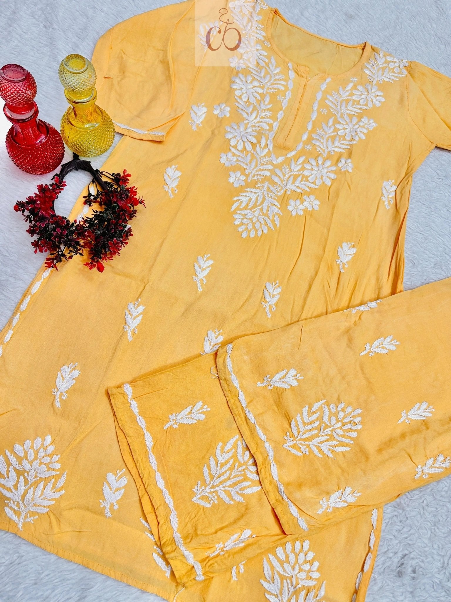 Affordable Chikankari Rayon combo - chikankariofficial