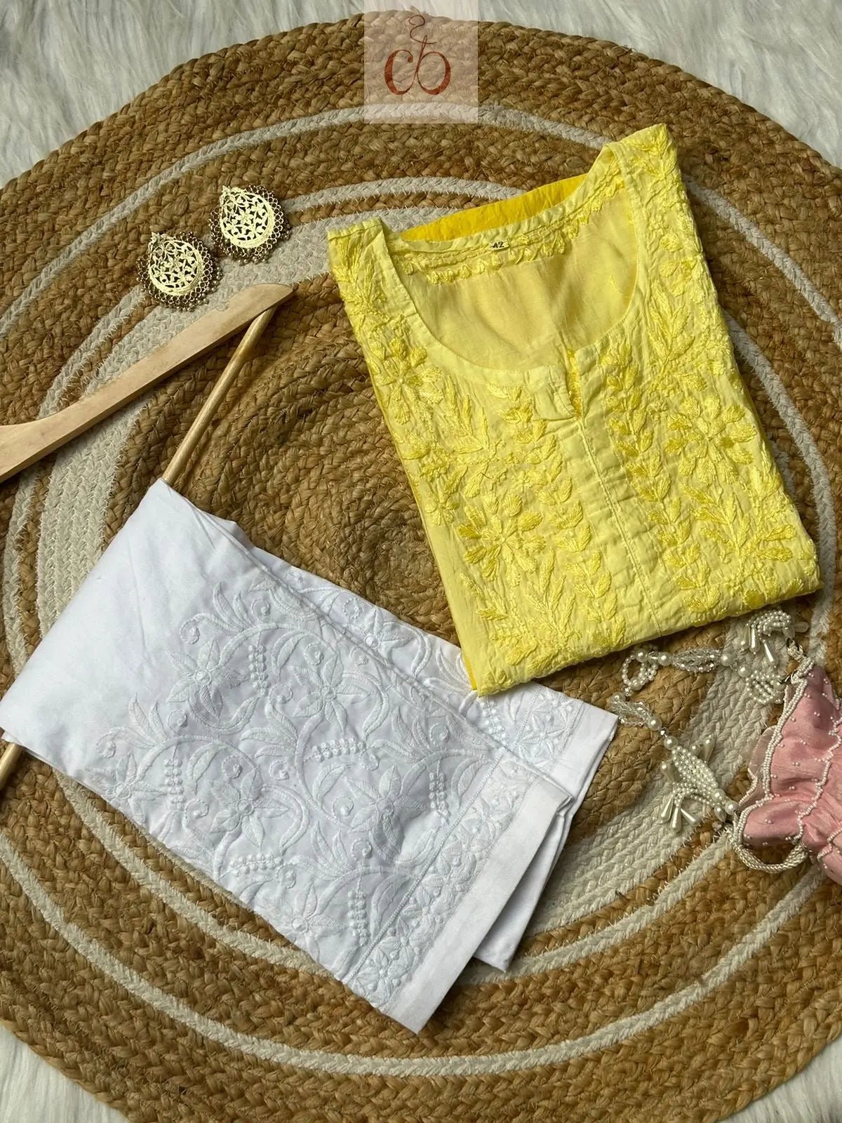 Butter Soft Chanderi Ombre edition Kurti - chikankariofficial