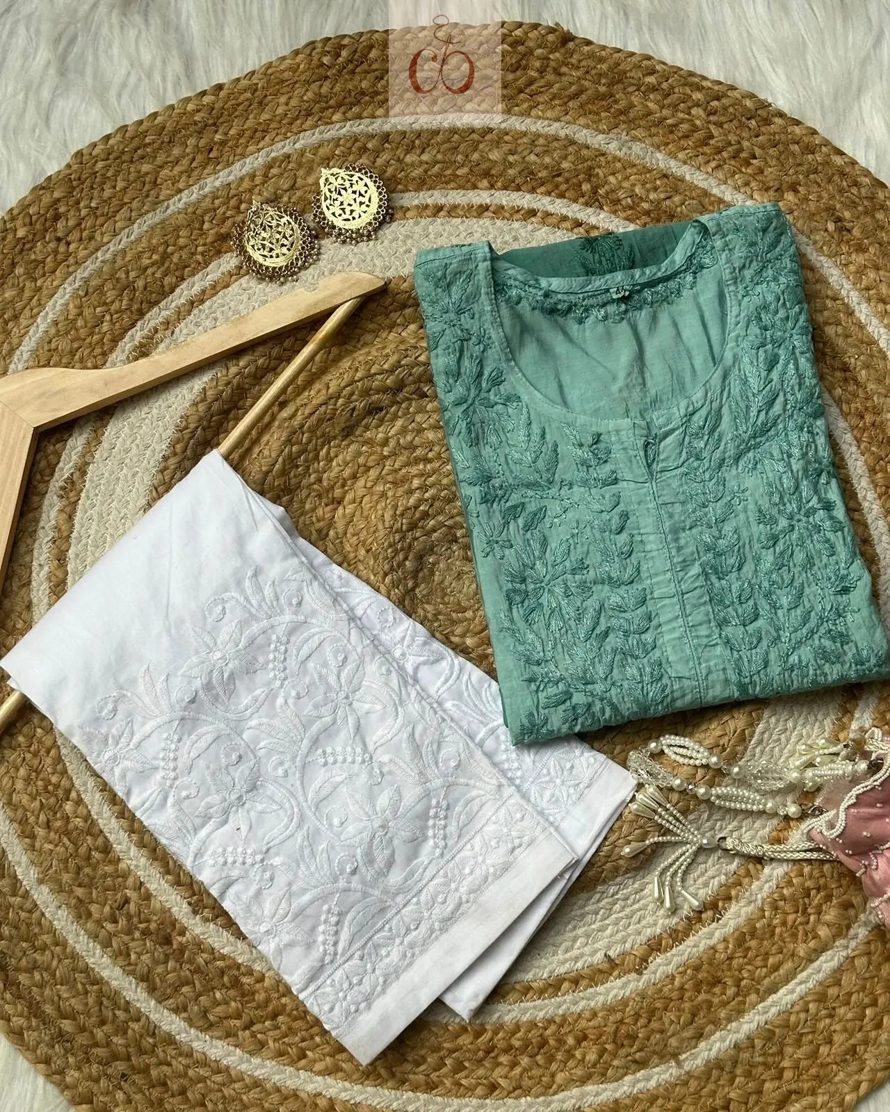 Butter Soft Chanderi Ombre edition Kurti - chikankariofficial