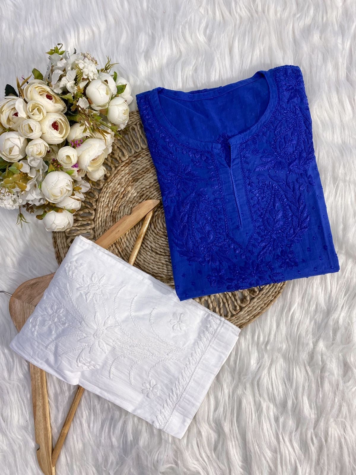 Butter Soft Dobby Cotton Short Tops - chikankariofficial