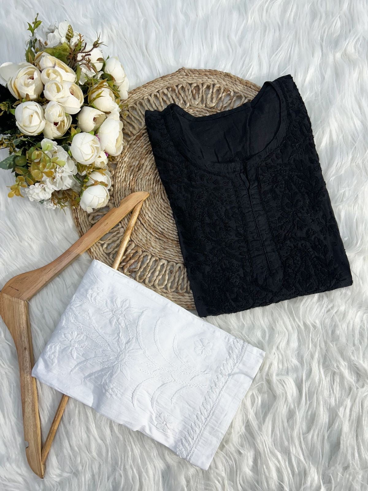 Butter Soft Dobby Cotton Short Tops - chikankariofficial