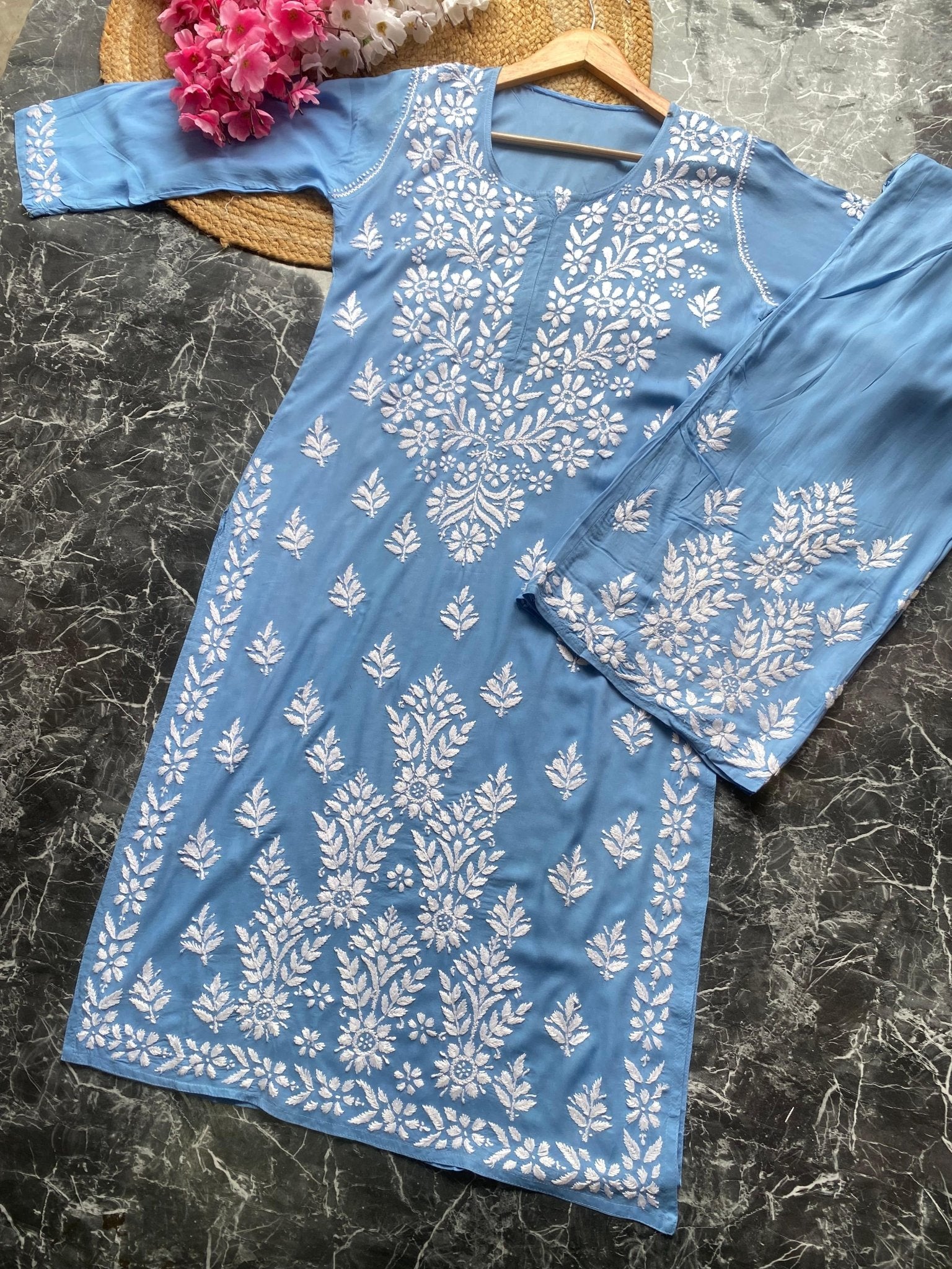 Celebs Favourite Modal chikankari combo - chikankariofficial