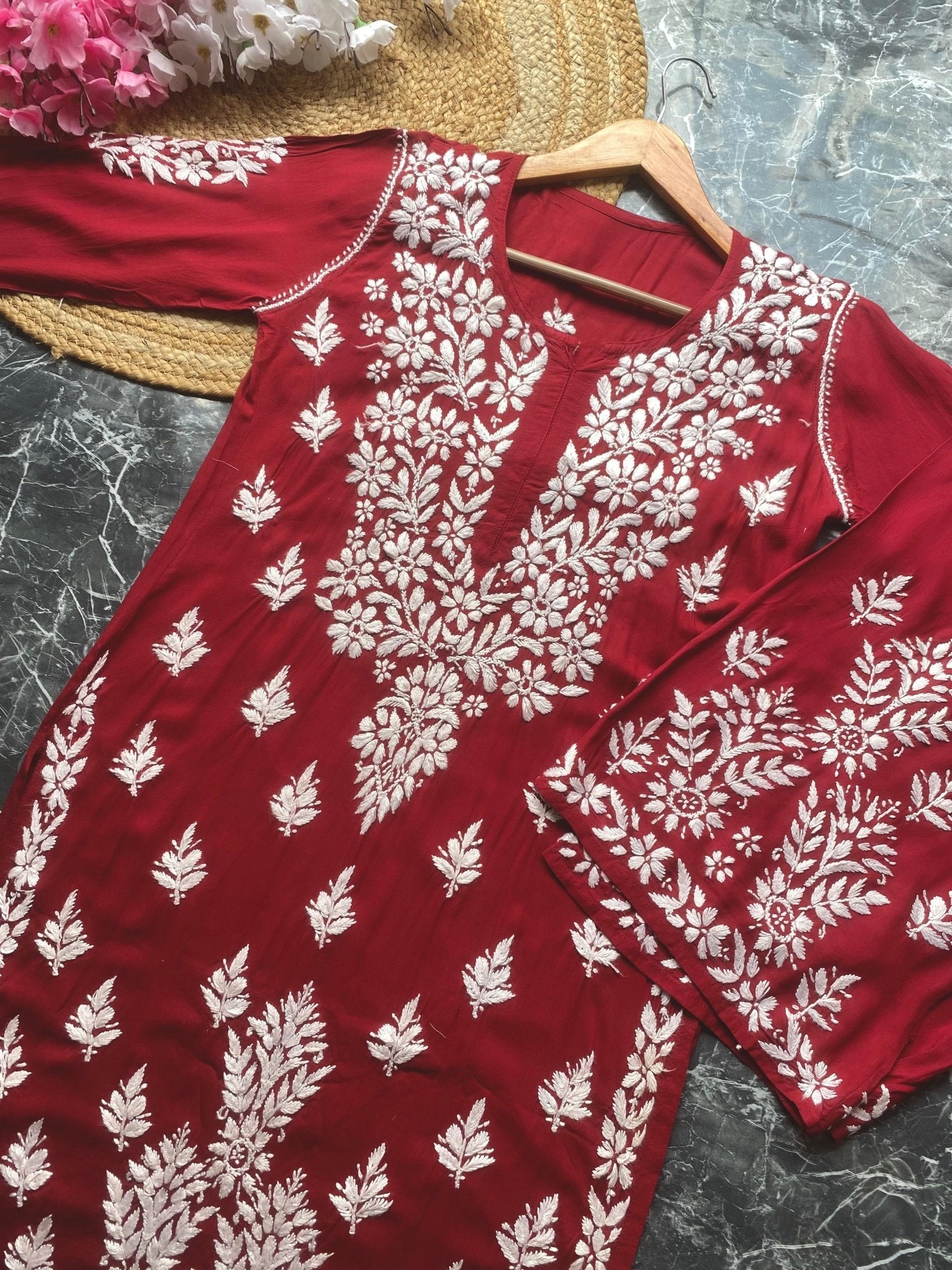 Celebs Favourite Modal chikankari combo - chikankariofficial