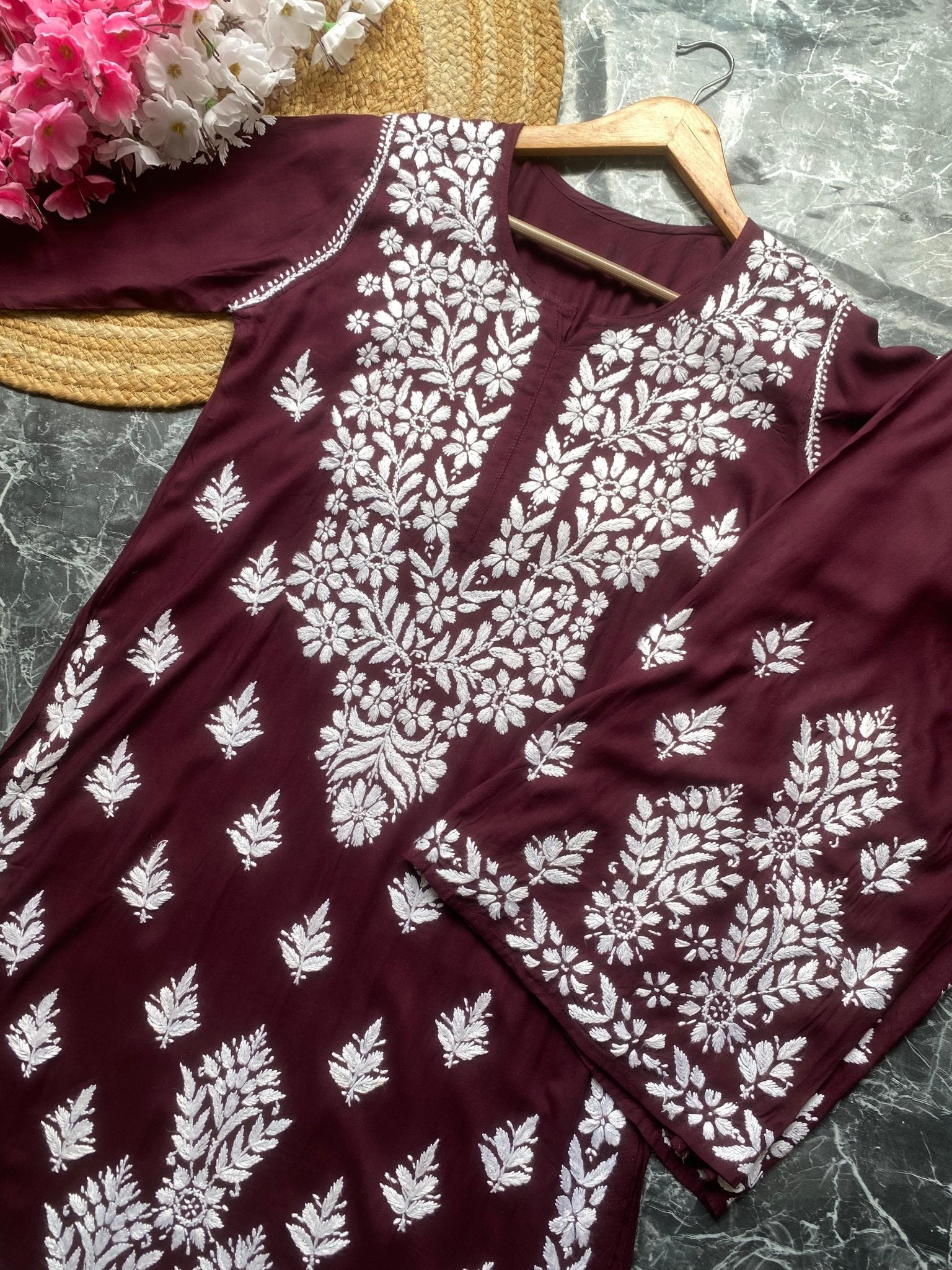 Celebs Favourite Modal chikankari combo - chikankariofficial