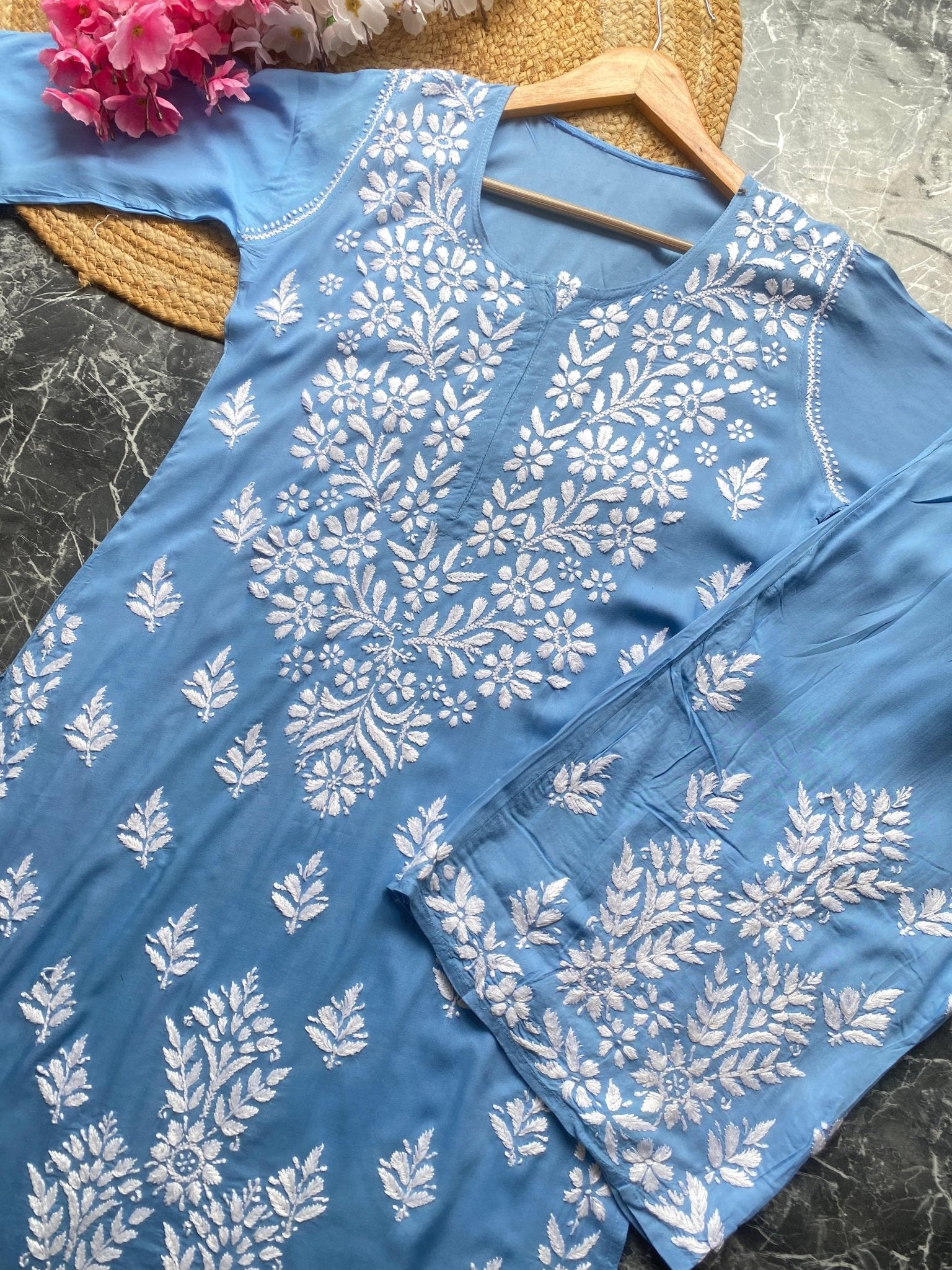 Celebs Favourite Modal chikankari combo - chikankariofficial