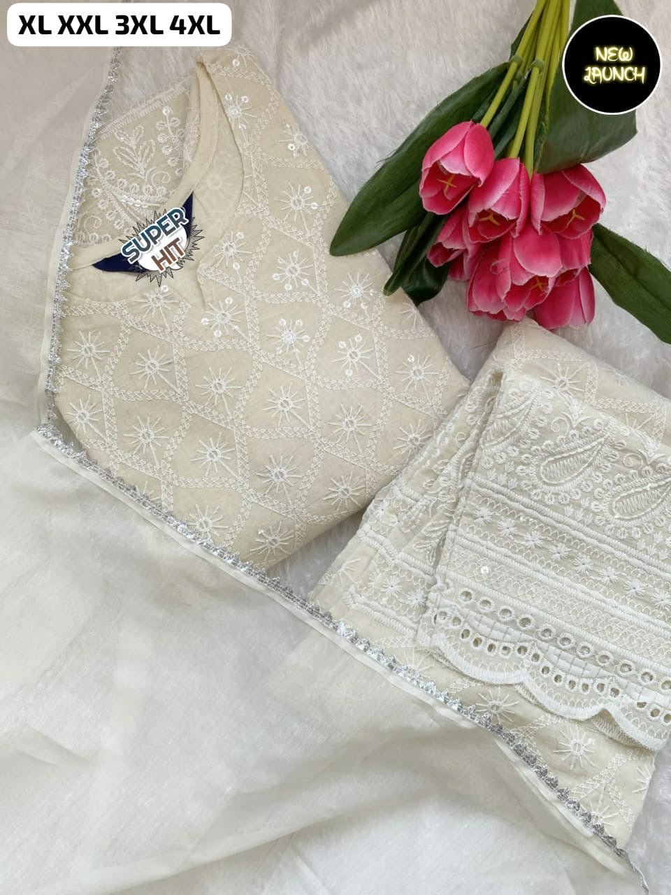 Chikankari 3pc Set - chikankariofficial