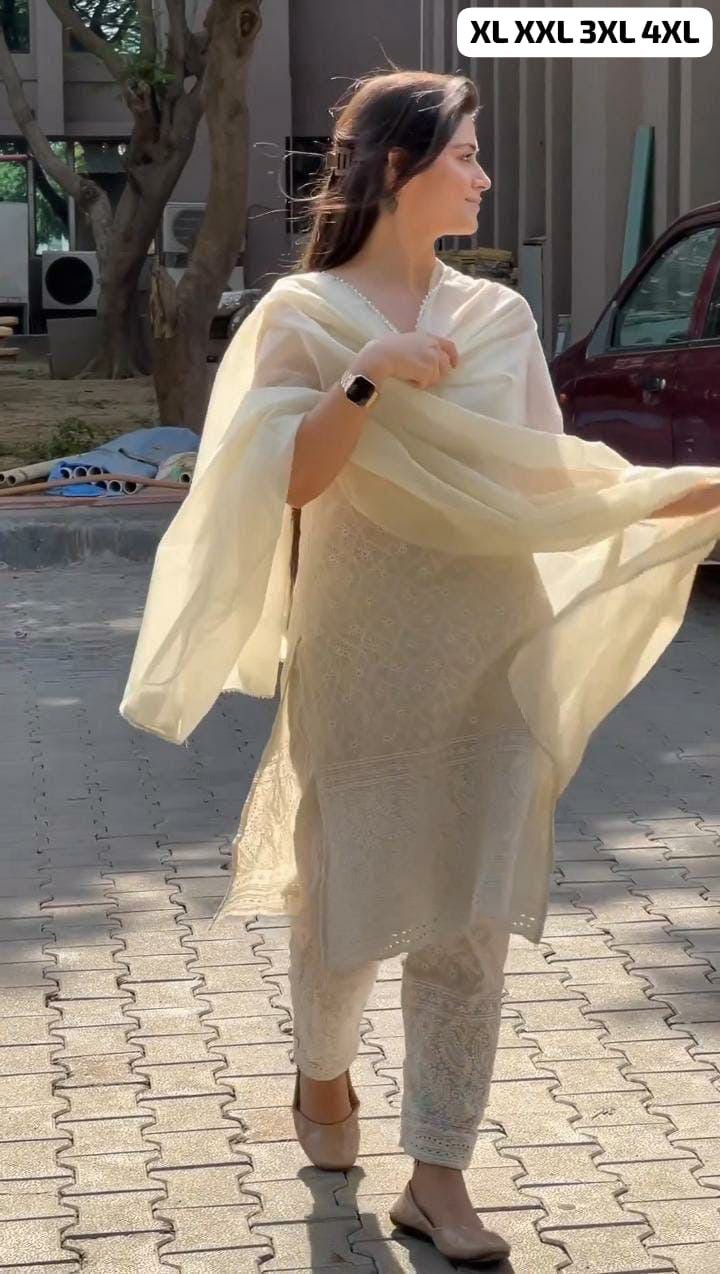 Chikankari 3pc Set - chikankariofficial