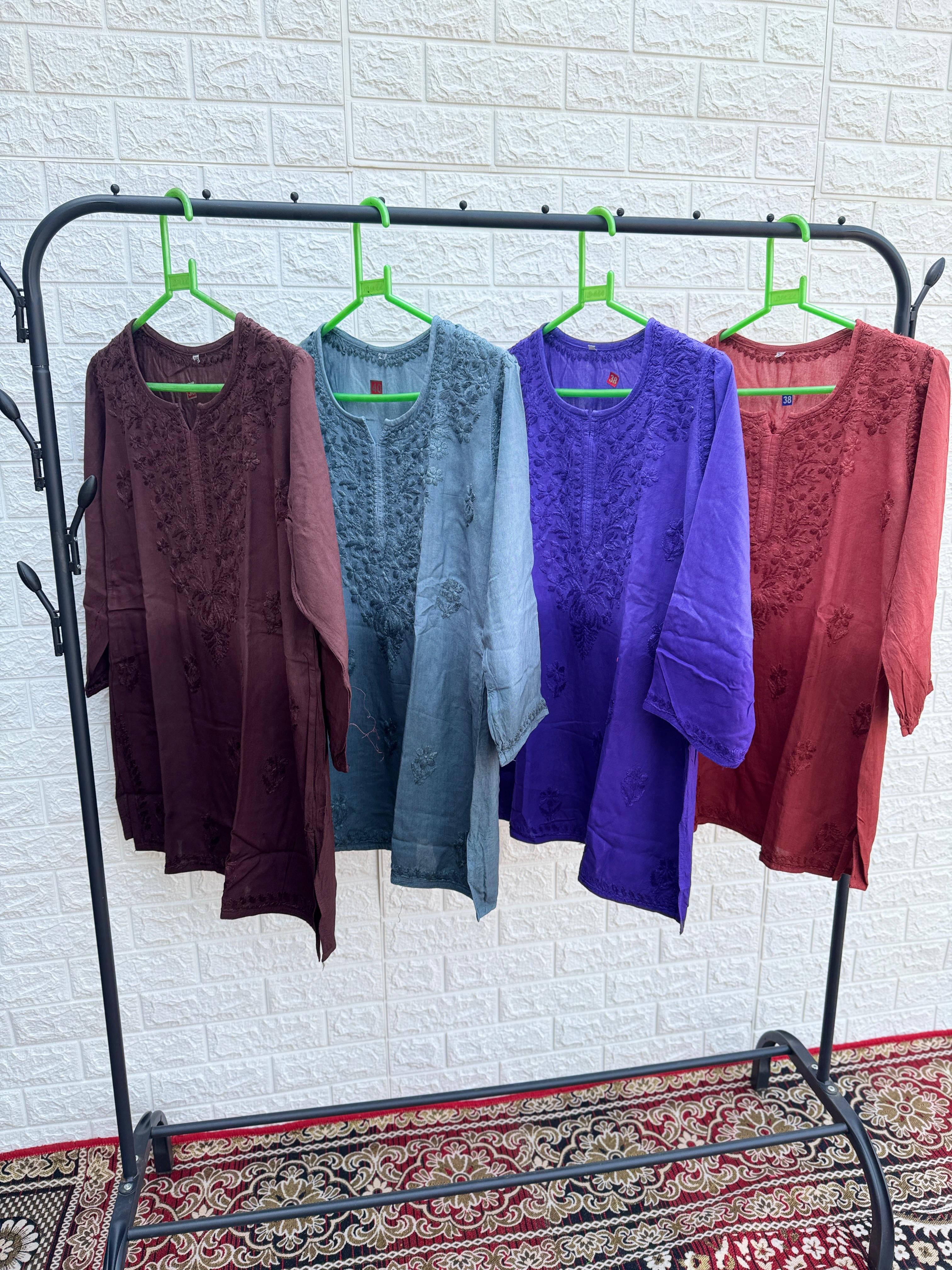 Soft Rayon Dyed Short Tops