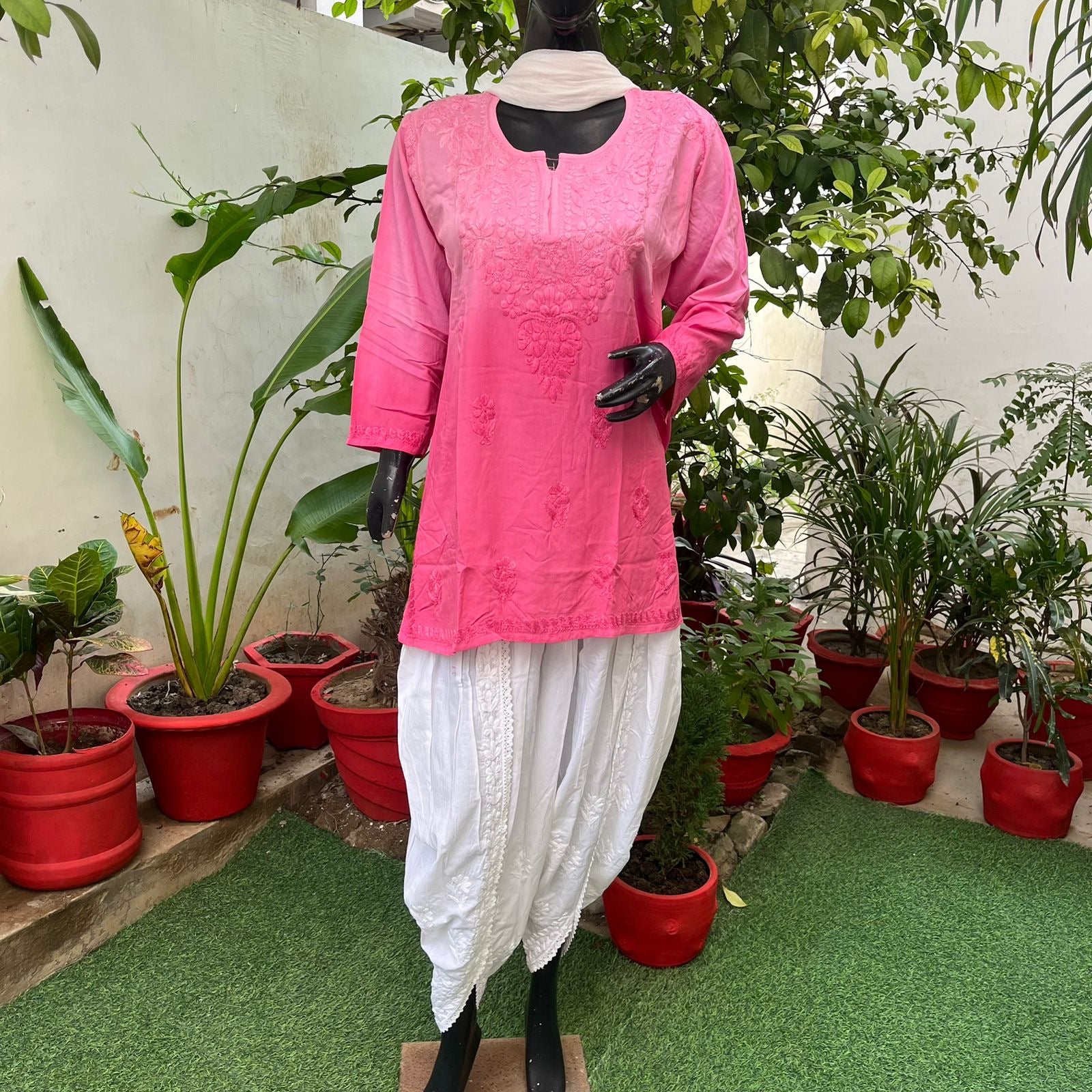 Latest Rayon Ombre Short Top