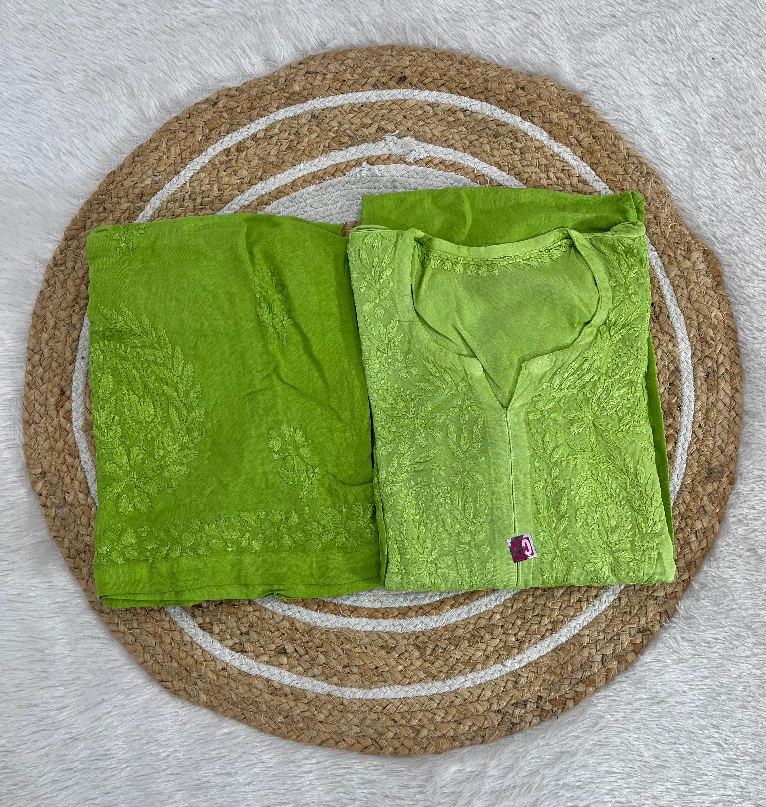 Chikankari Official Soft & Comfy Reyon Dye Set