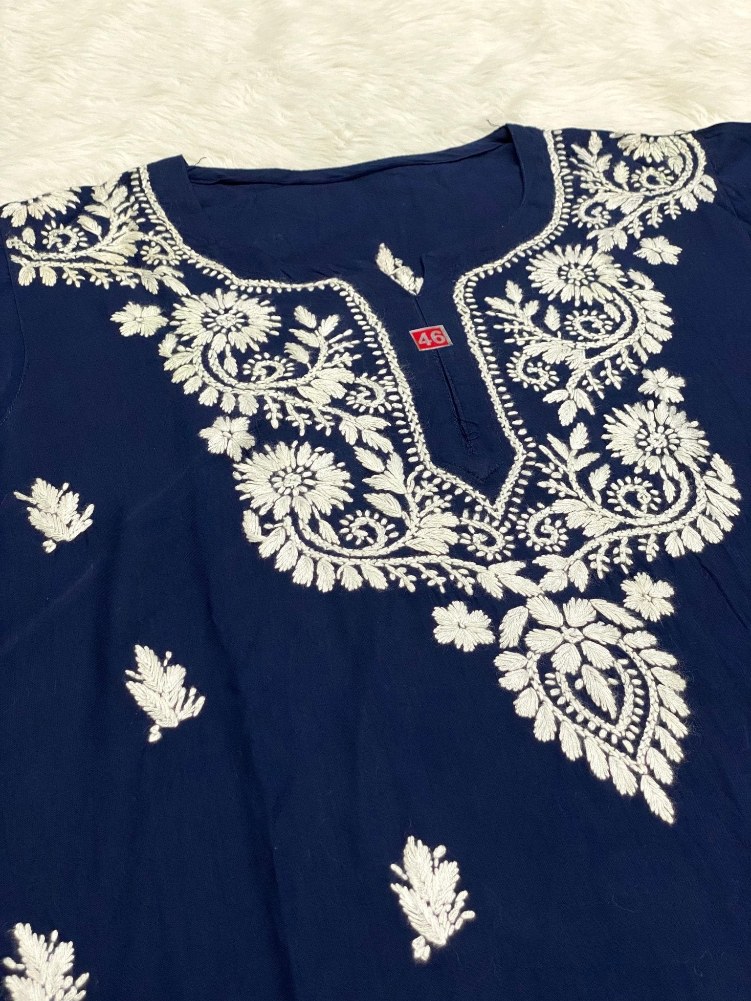 Comfortable Rayon Short Tops - chikankariofficial