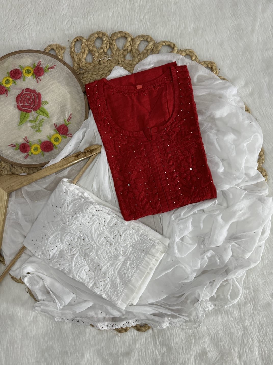 Crochet Mukaish Kurtas - chikankariofficial