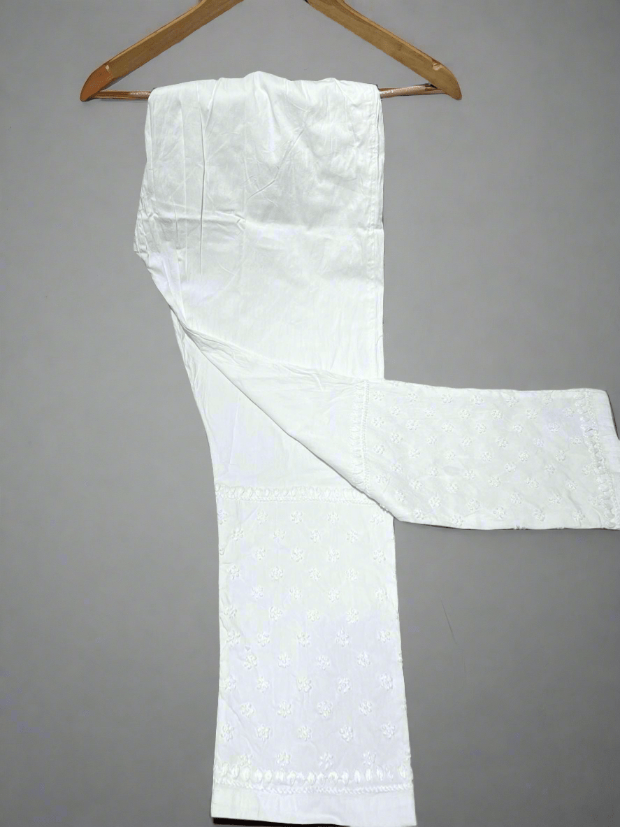Design Lycra Chikankari pant - chikankariofficial