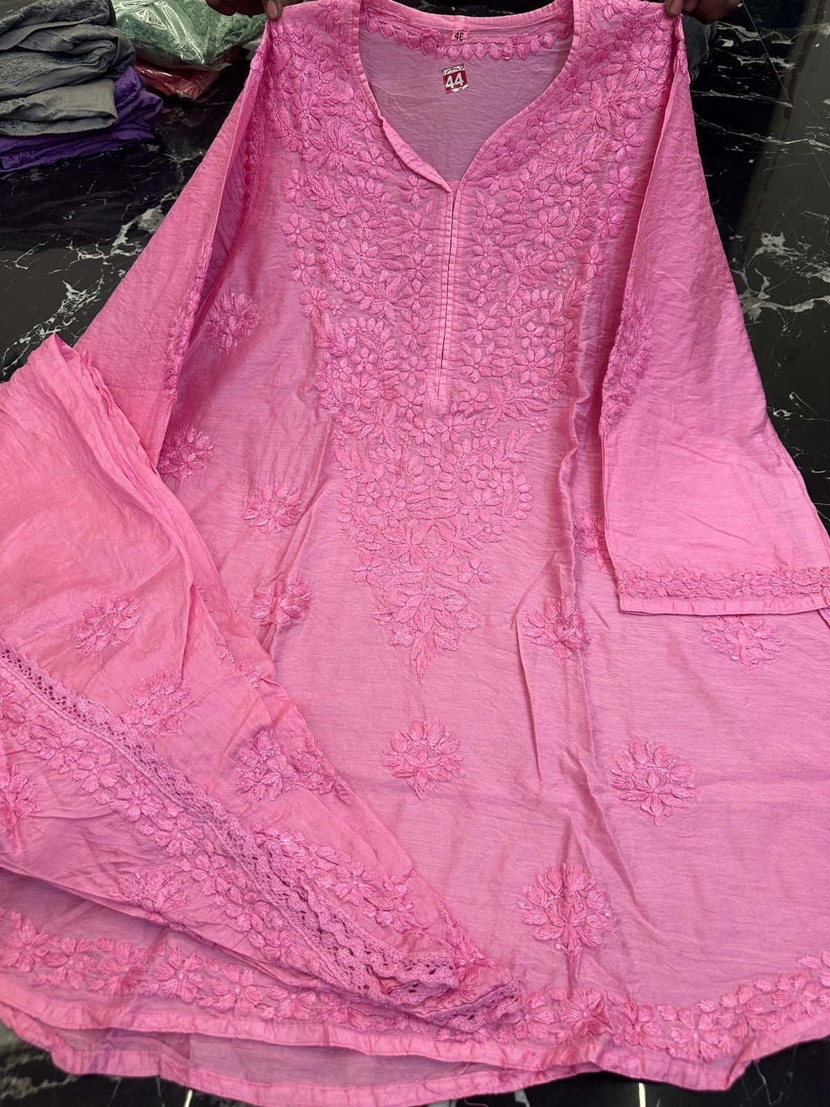 Dhoti Dye Set in  Chanderi