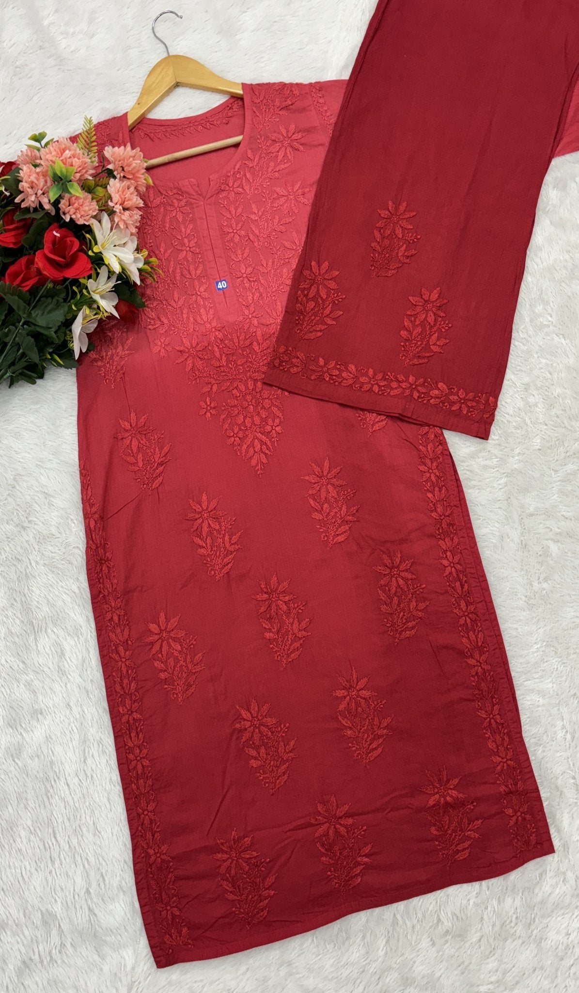 Dual Shade Ghaspatti In combo - chikankariofficial