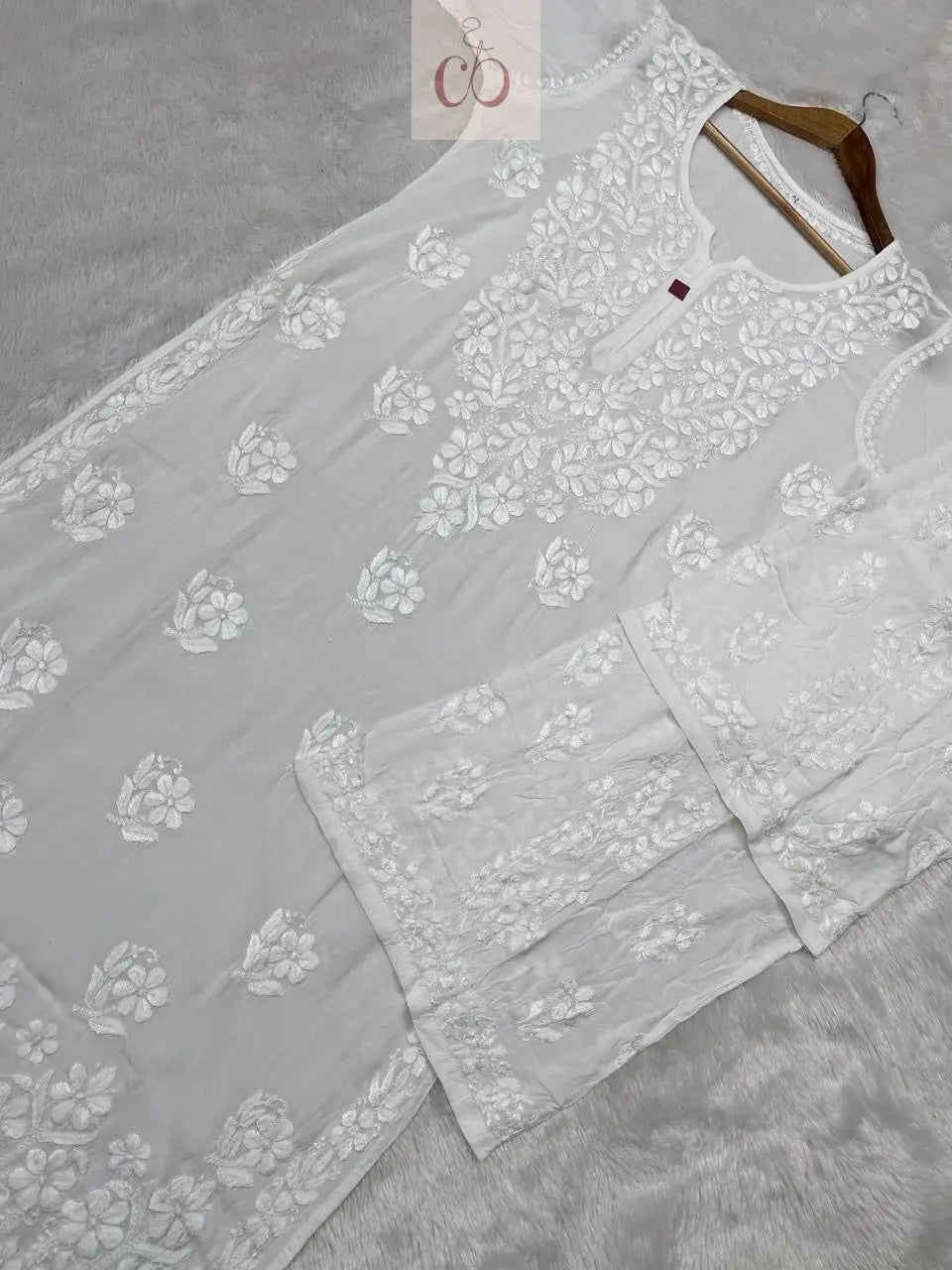 Dyeable Modal Cotton Set - chikankariofficial