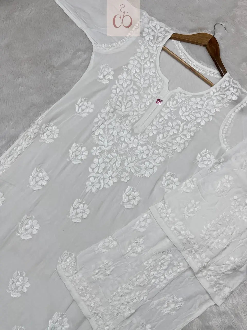 Dyeable Modal Cotton Set - chikankariofficial