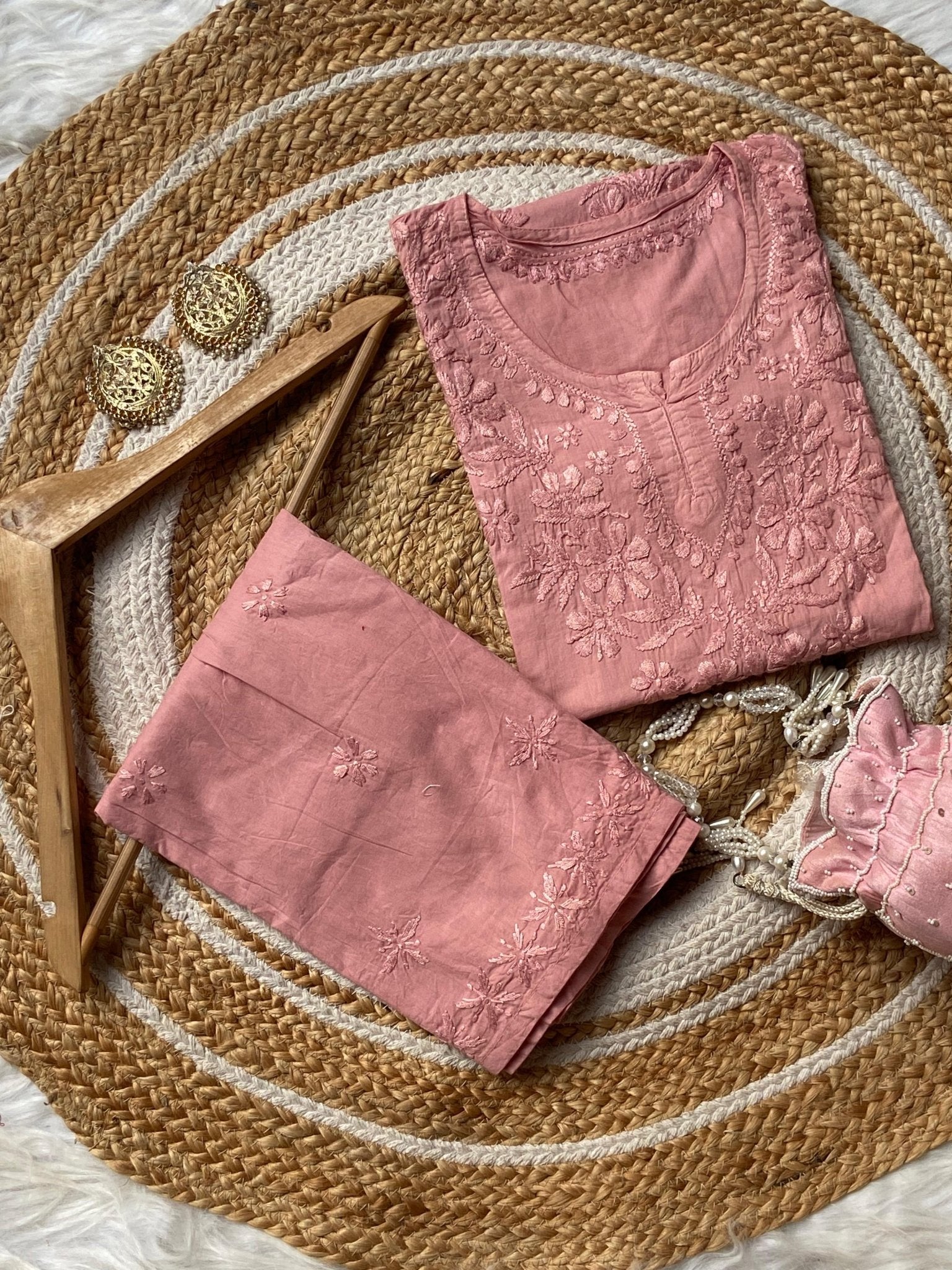 Dyed Gharara Short Cotton Combo - chikankariofficial