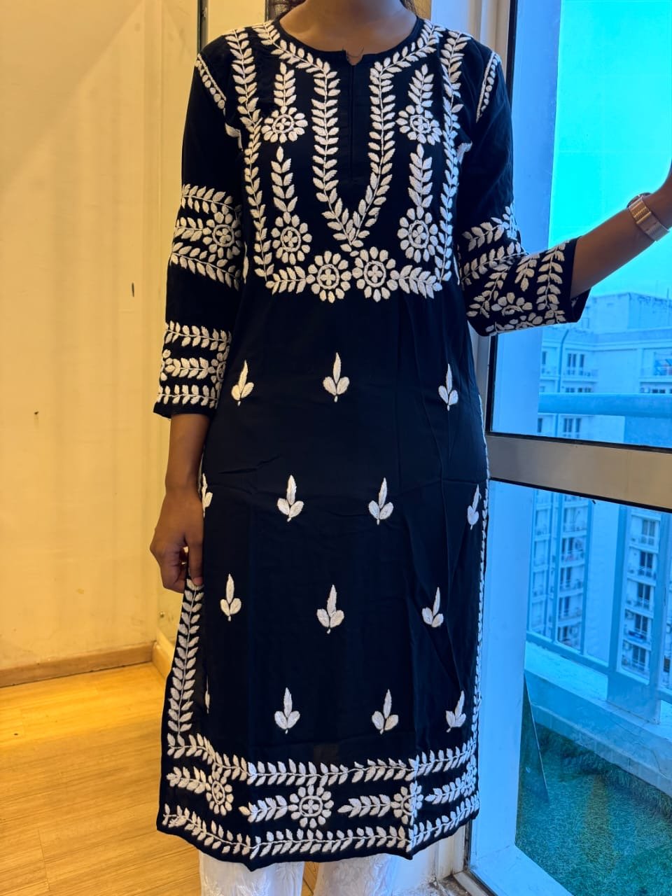 Exclusive Chikankari B&W Combo - chikankariofficial