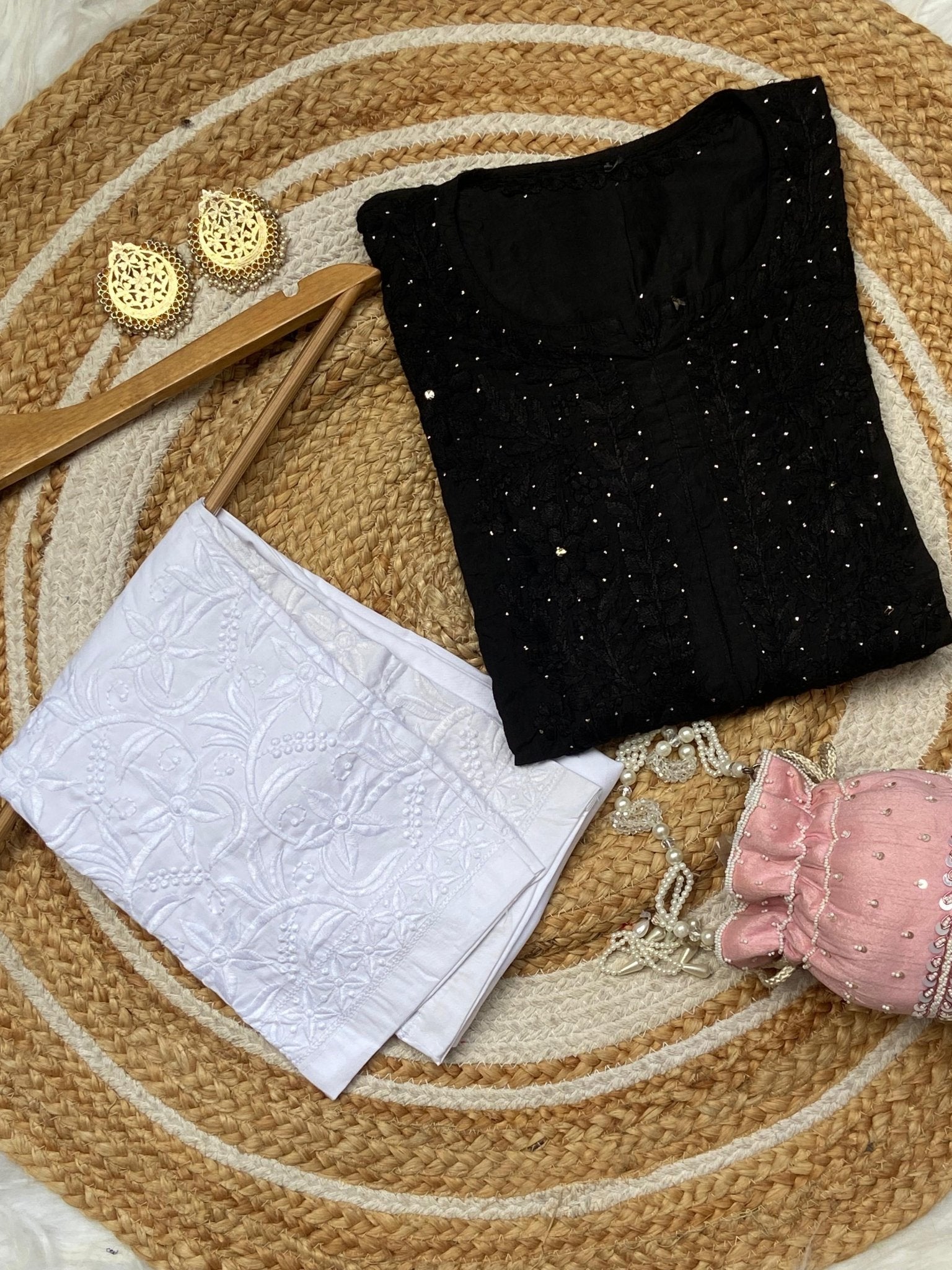 Exclusive Light weight Butter soft dyed Chanderi kurti - chikankariofficial