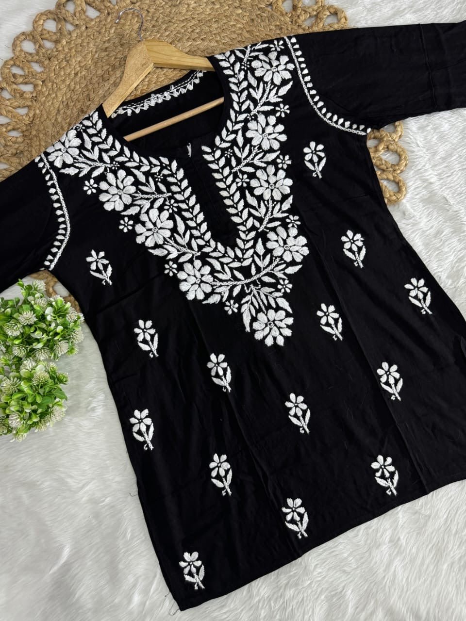 Exclusive reyon A New Concept In reyon short - chikankariofficial