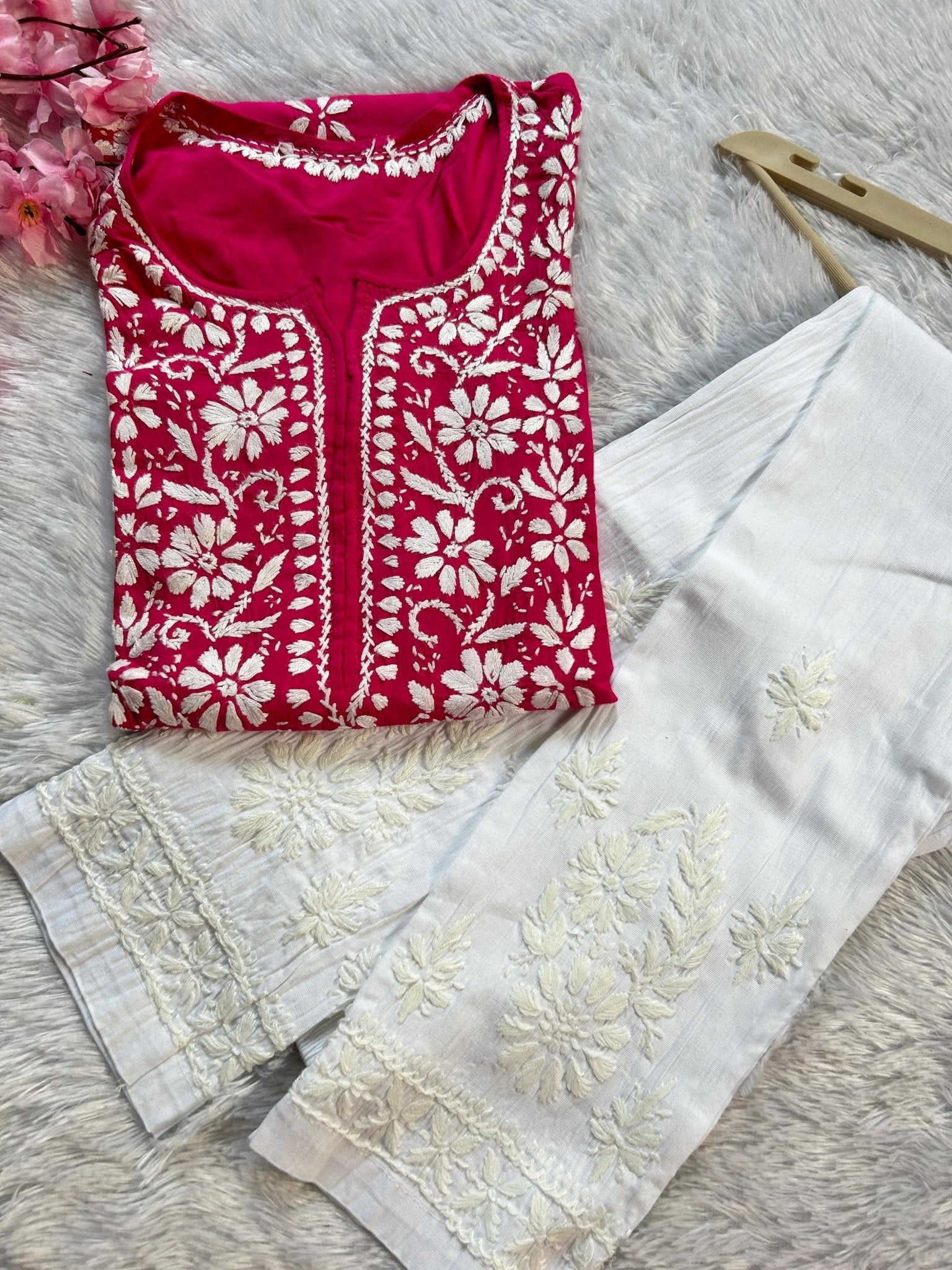 Exclusive Soft Modal kurtis - chikankariofficial