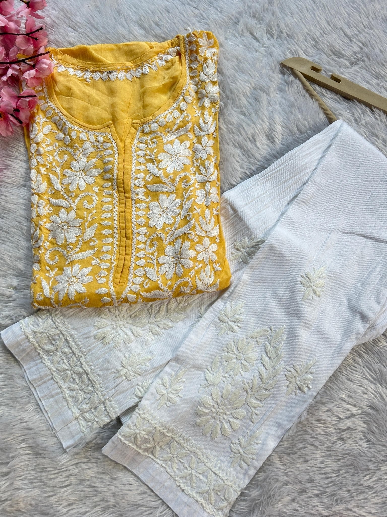 Exclusive Soft Modal kurtis - chikankariofficial