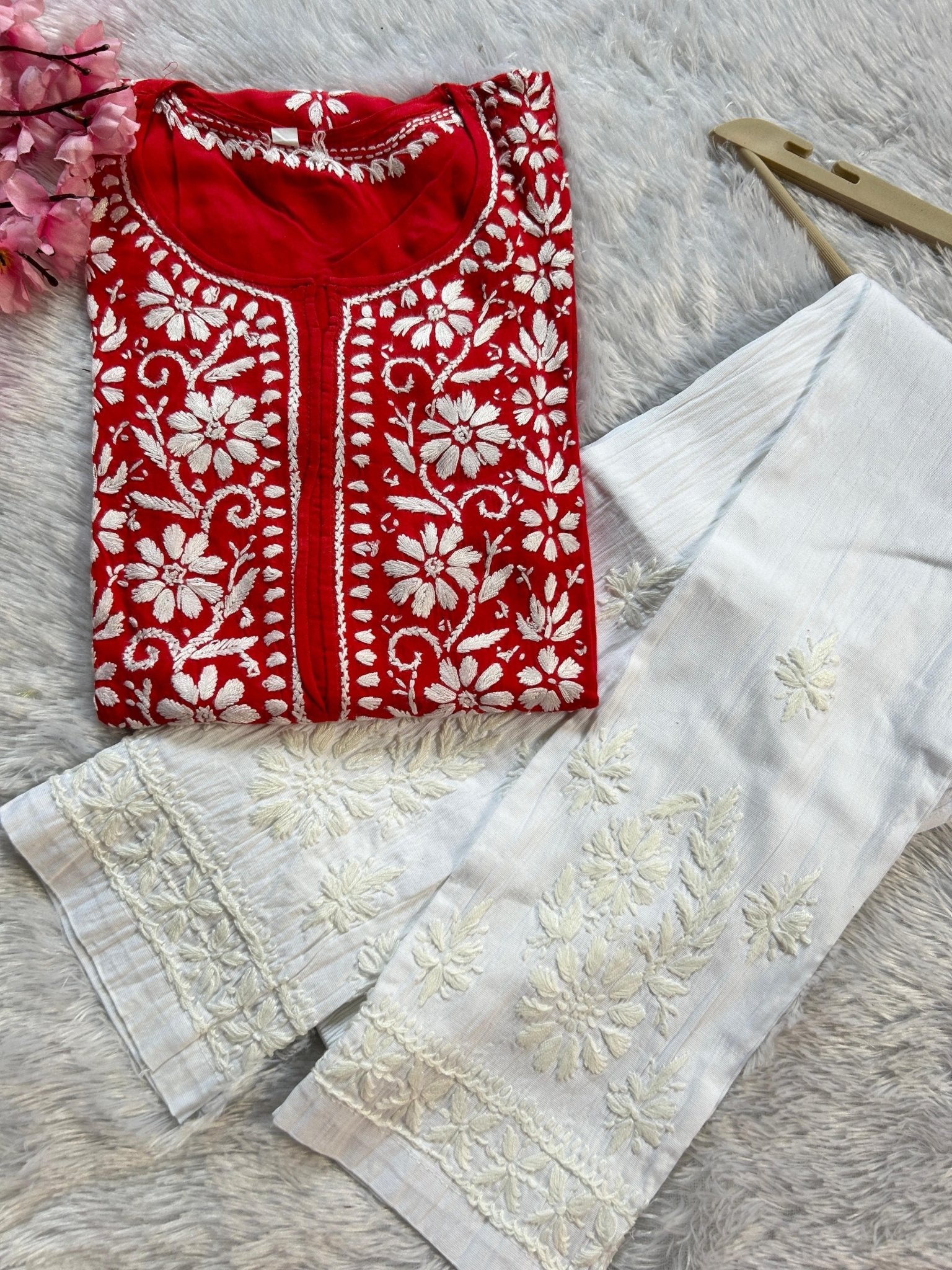 Exclusive Soft Modal kurtis - chikankariofficial