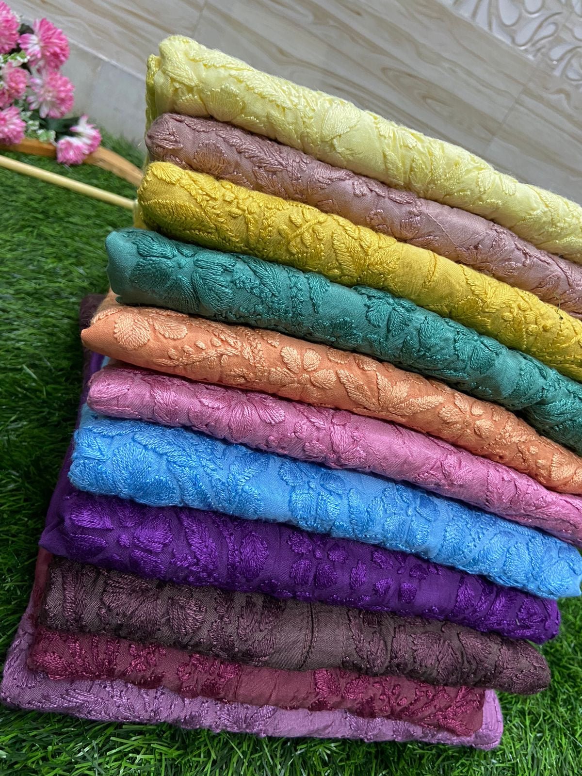 Fancy Luxurious Masleen Kurti - chikankariofficial