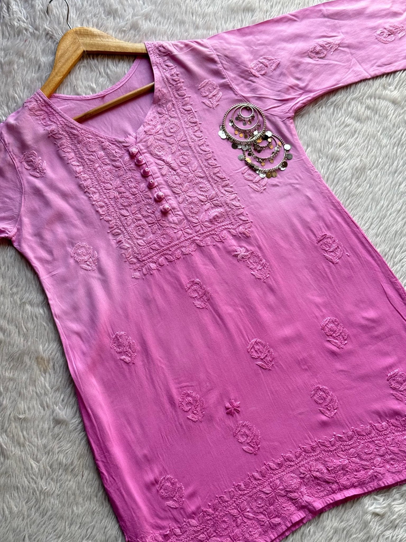 Fancy Rayon Short Top - chikankariofficial