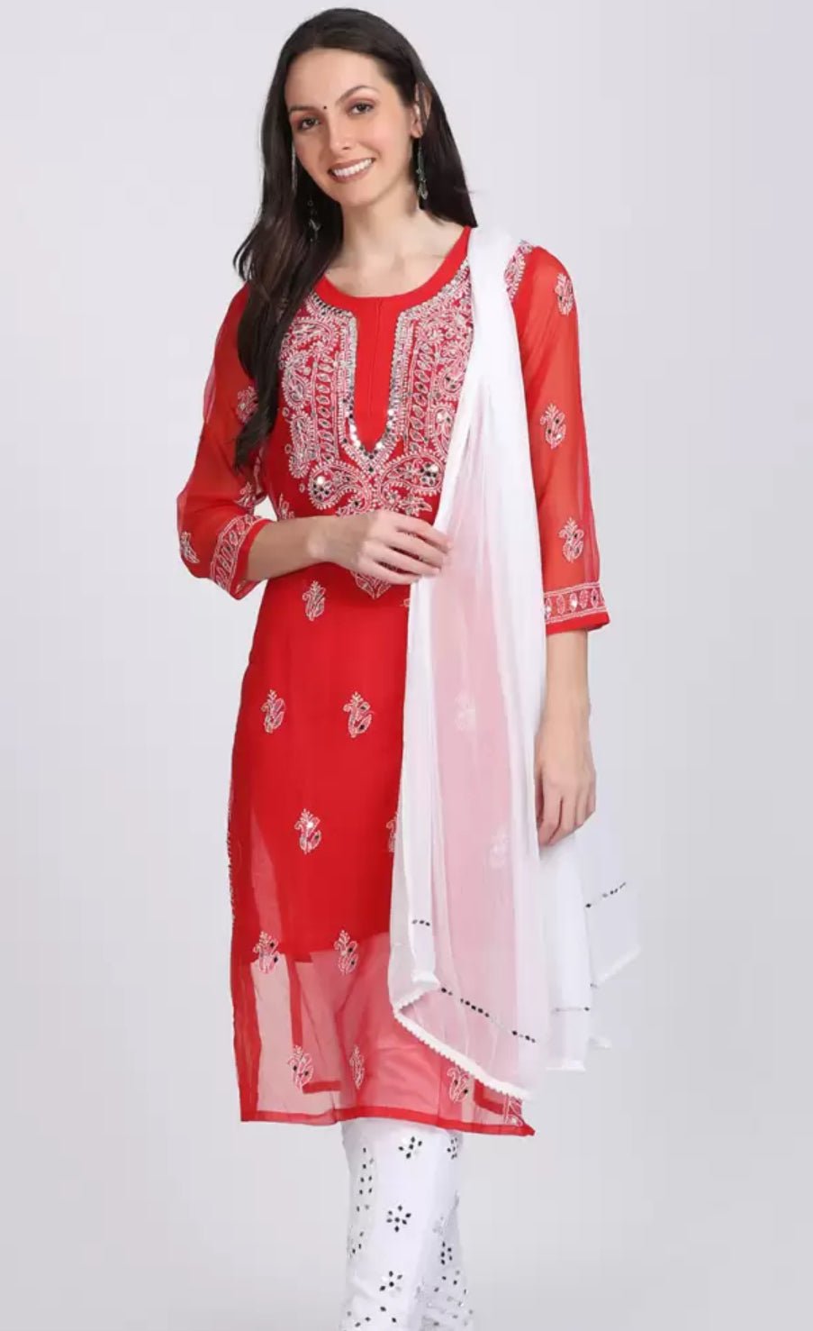 Gala buti Mirror Kurtis with inner