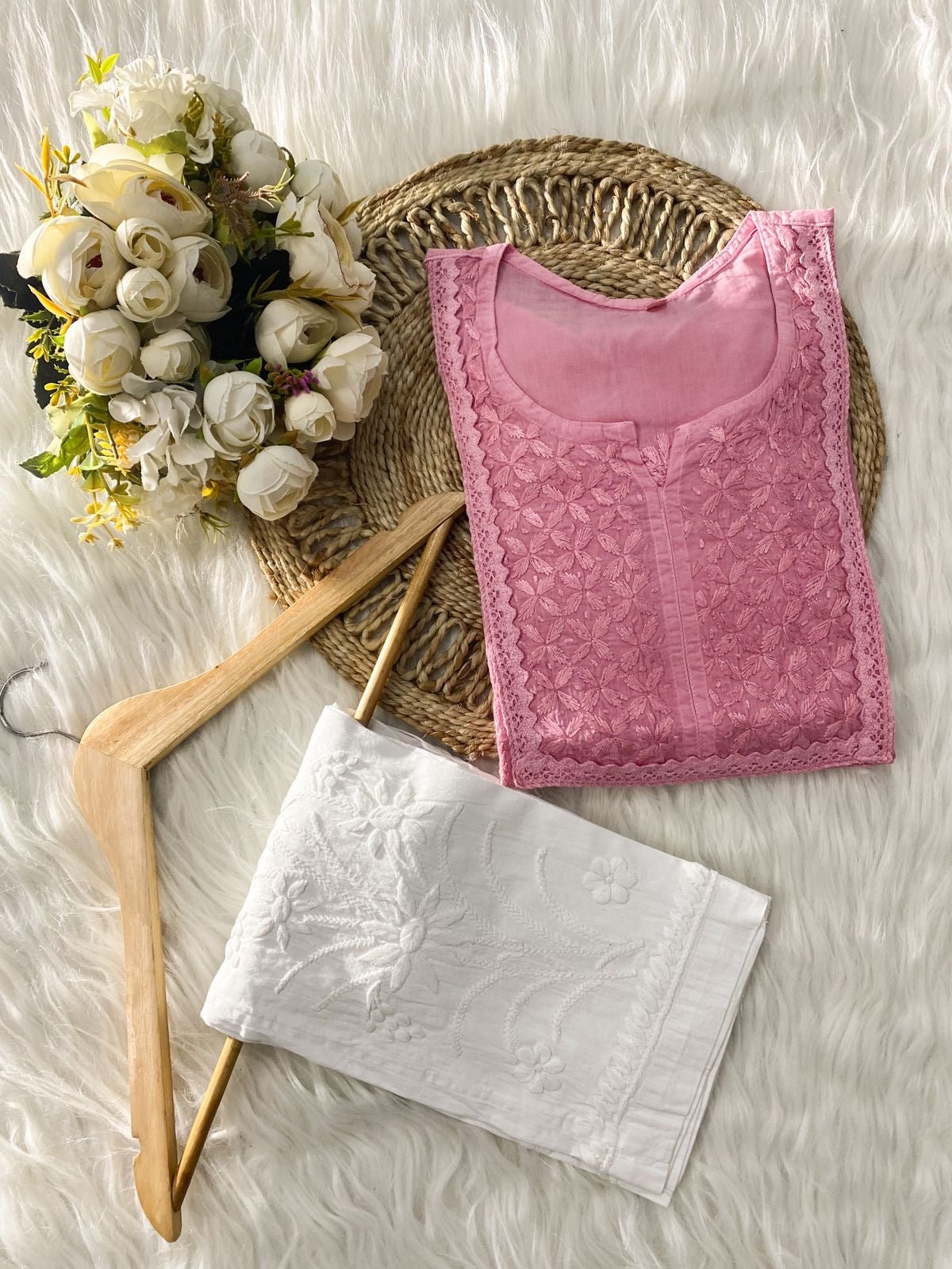 Handcrafted Essentials Short Top - chikankariofficial