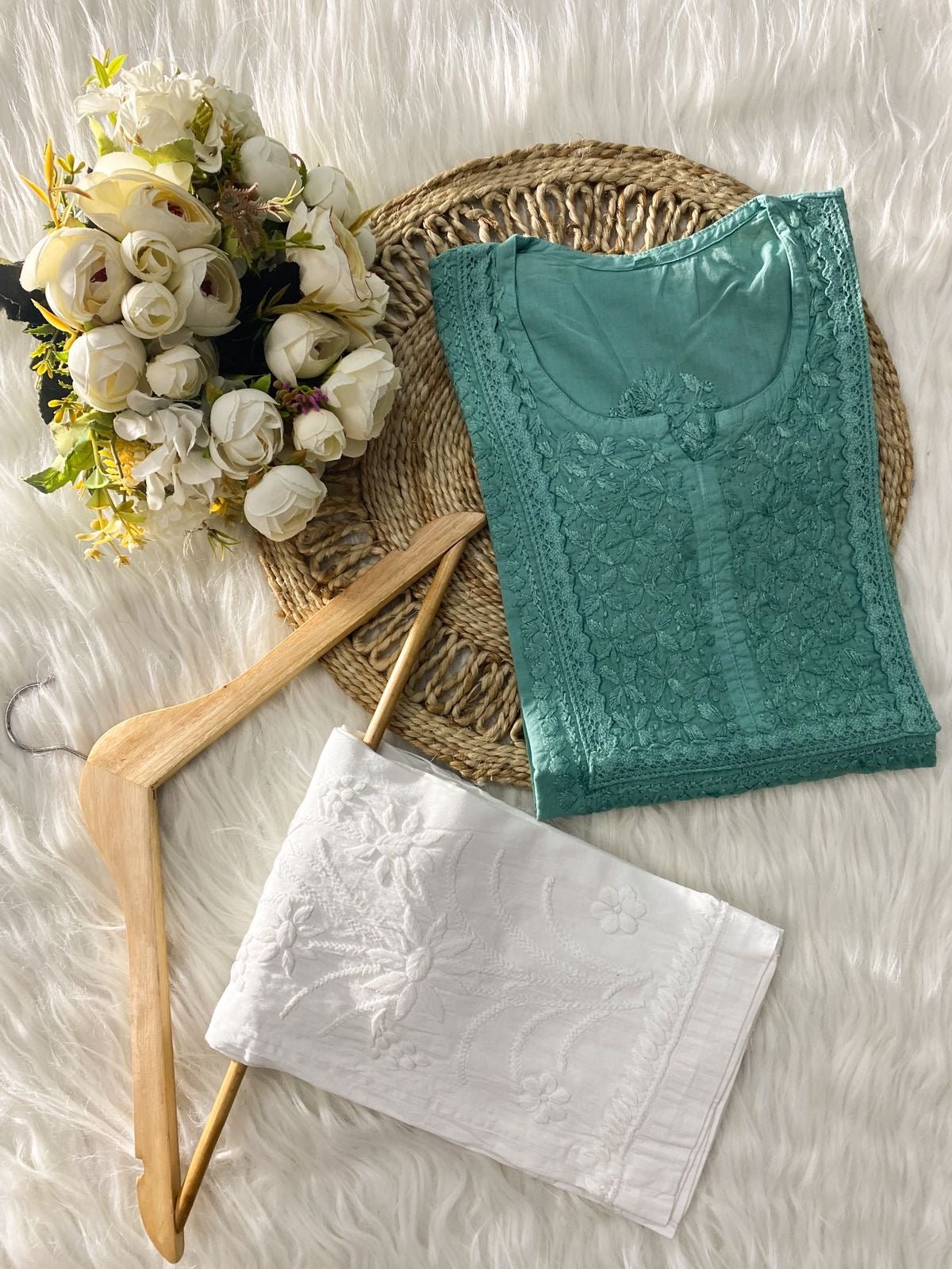 Handcrafted Essentials Short Top - chikankariofficial