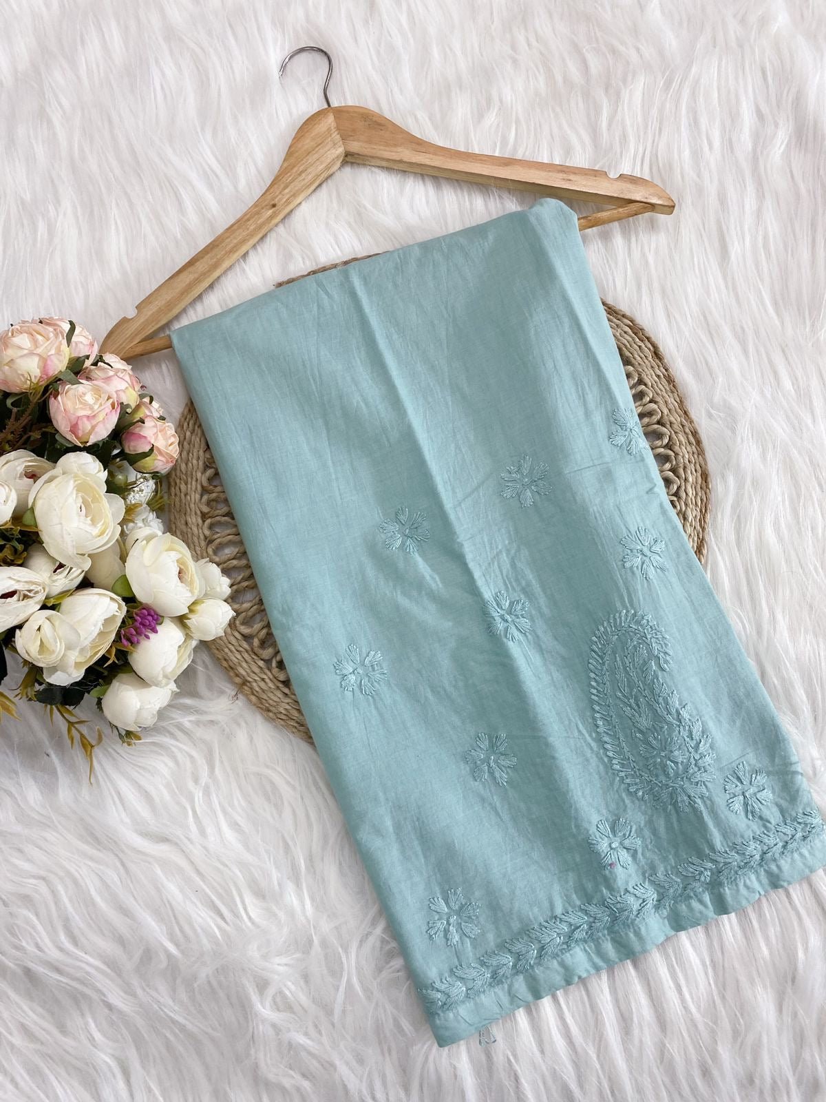 Handcrafted Heavy boota Chikan Combo - chikankariofficial