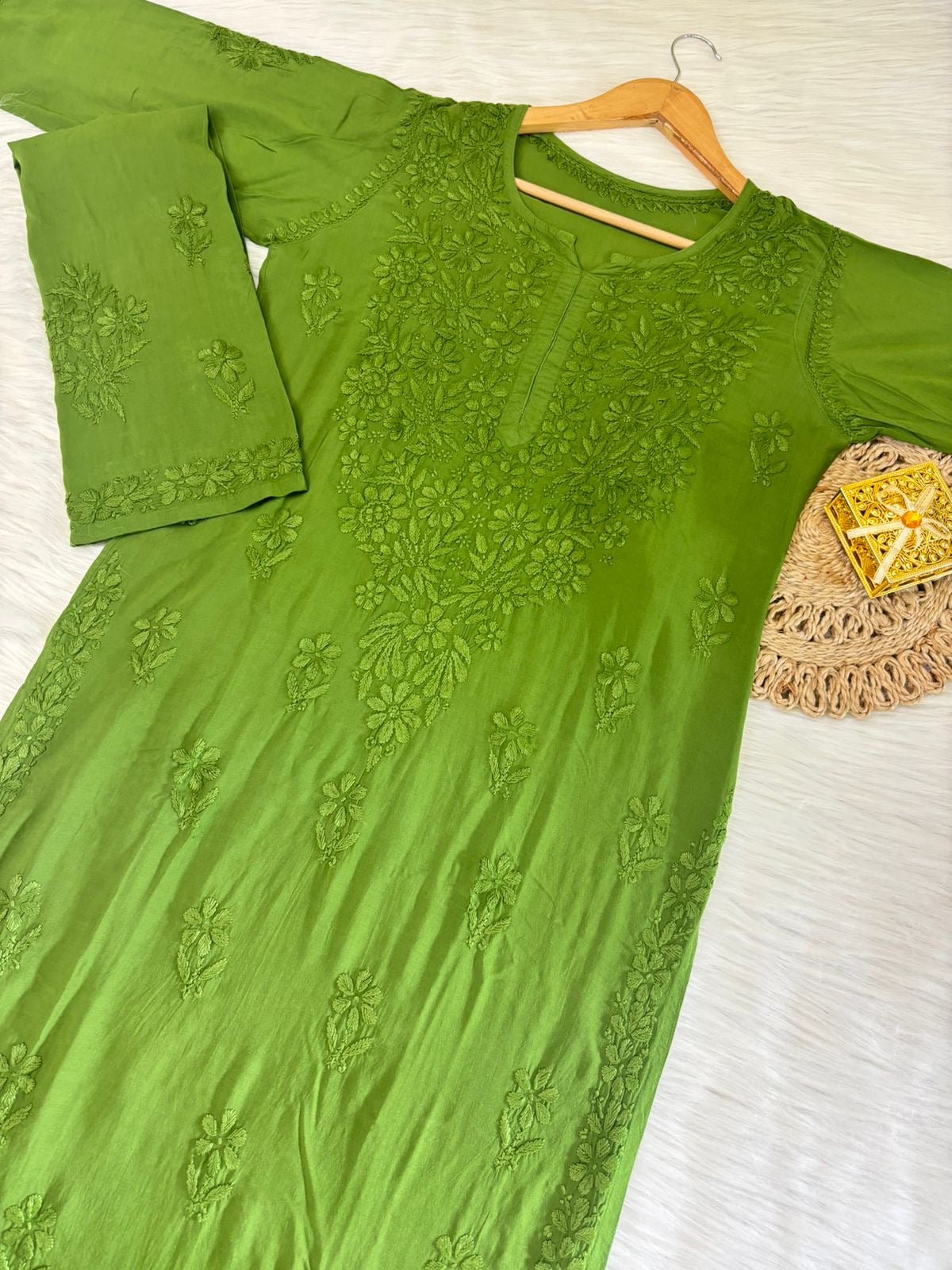 Heavy Daman Modal ( Set Achal Special ) - chikankariofficial