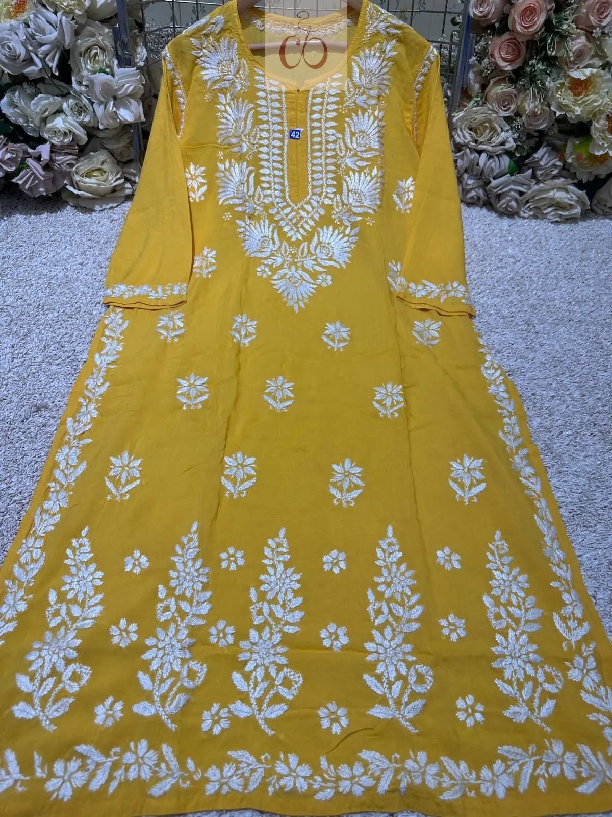 Heavy Modal Cotton Kurta - chikankariofficial