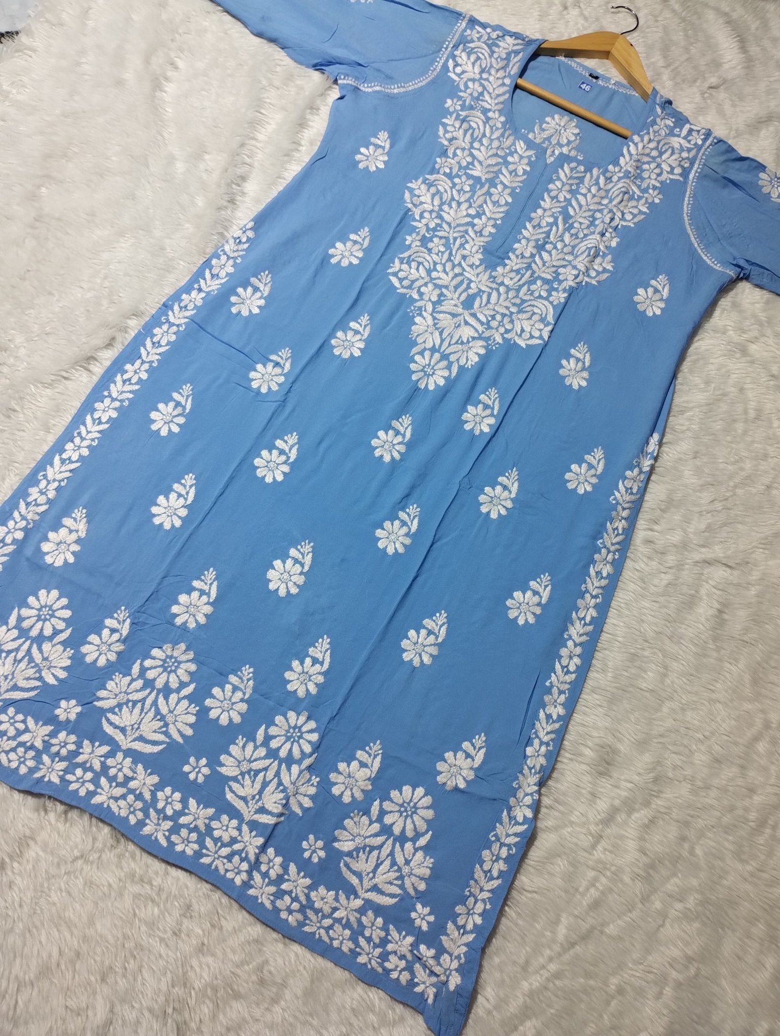 Heavy modal cotton kurti - chikankariofficial