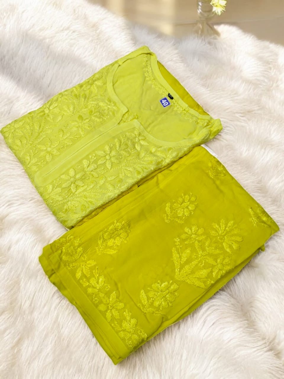 Heavy Ombre Dyed Modal Plazzo Combo - chikankariofficial