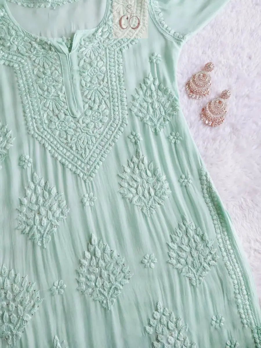 Hoor Viscose With Muqaish Work - chikankariofficial