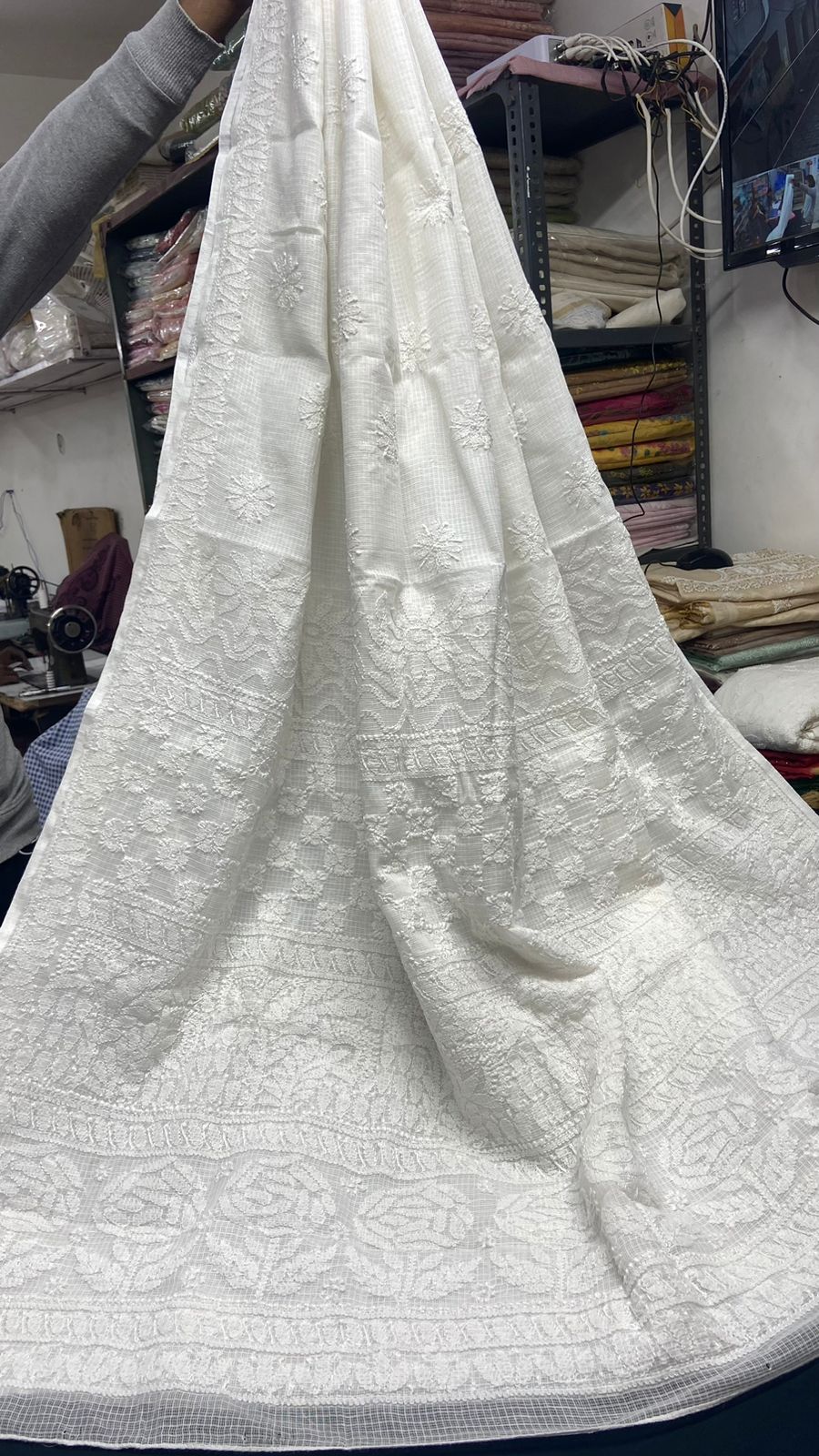 KOTA FABRIC SAREE - chikankariofficial