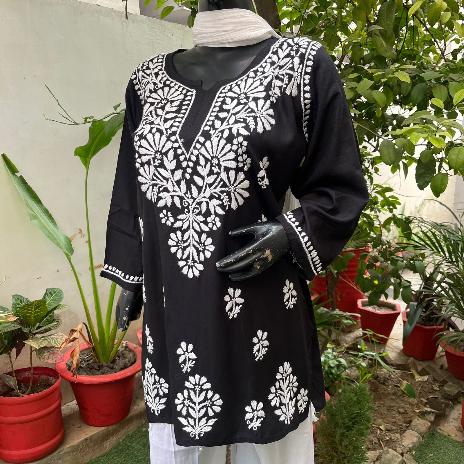 Latest Rayon Short Top - chikankariofficial