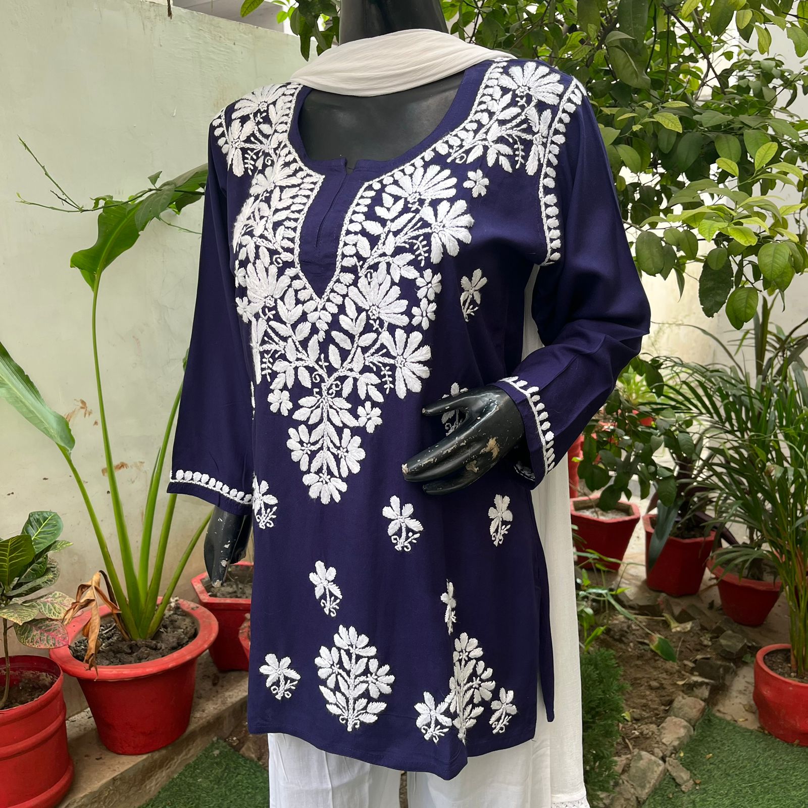 Latest Rayon Short Top - chikankariofficial