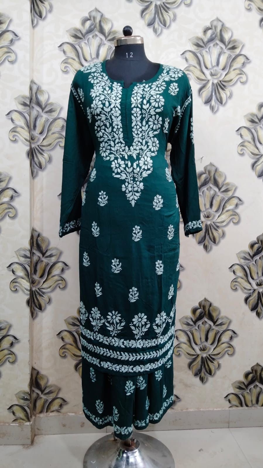 Long Chikankari Kurtis combo - Plus size - chikankariofficial