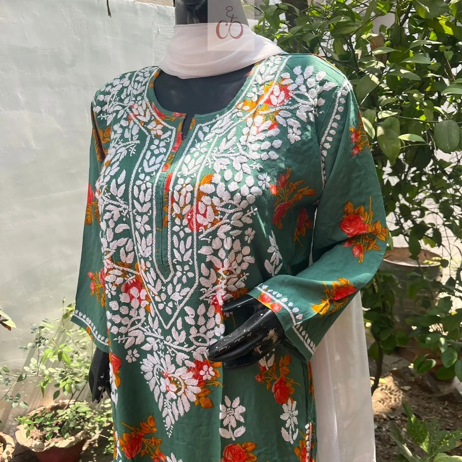 Modal Digital printed Kurtas - chikankariofficial