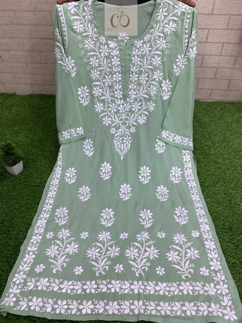 Modal Heavy Daman Kurtis - chikankariofficial