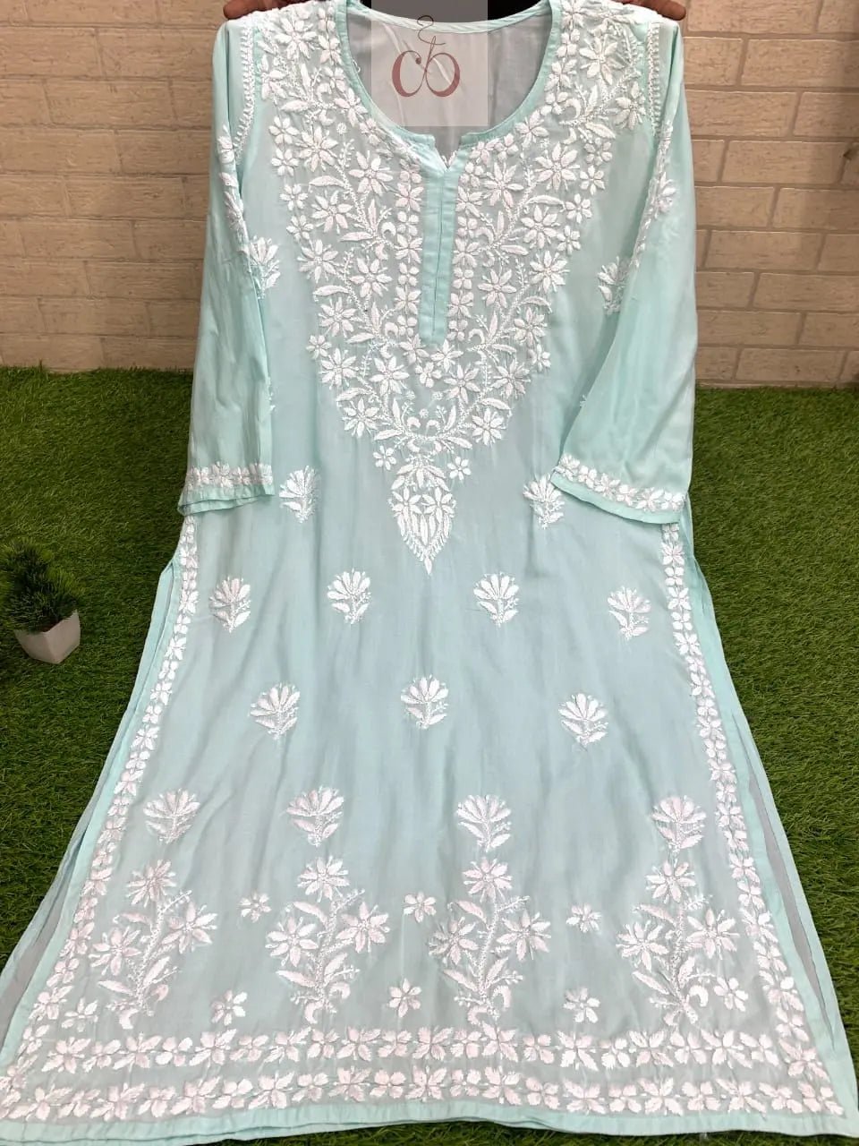 Modal Heavy Daman Kurtis - chikankariofficial