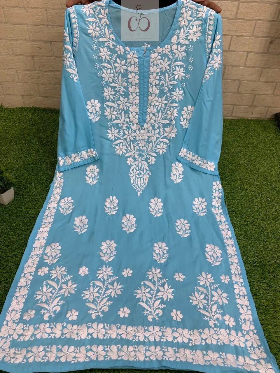 Modal Heavy Daman Kurtis - chikankariofficial