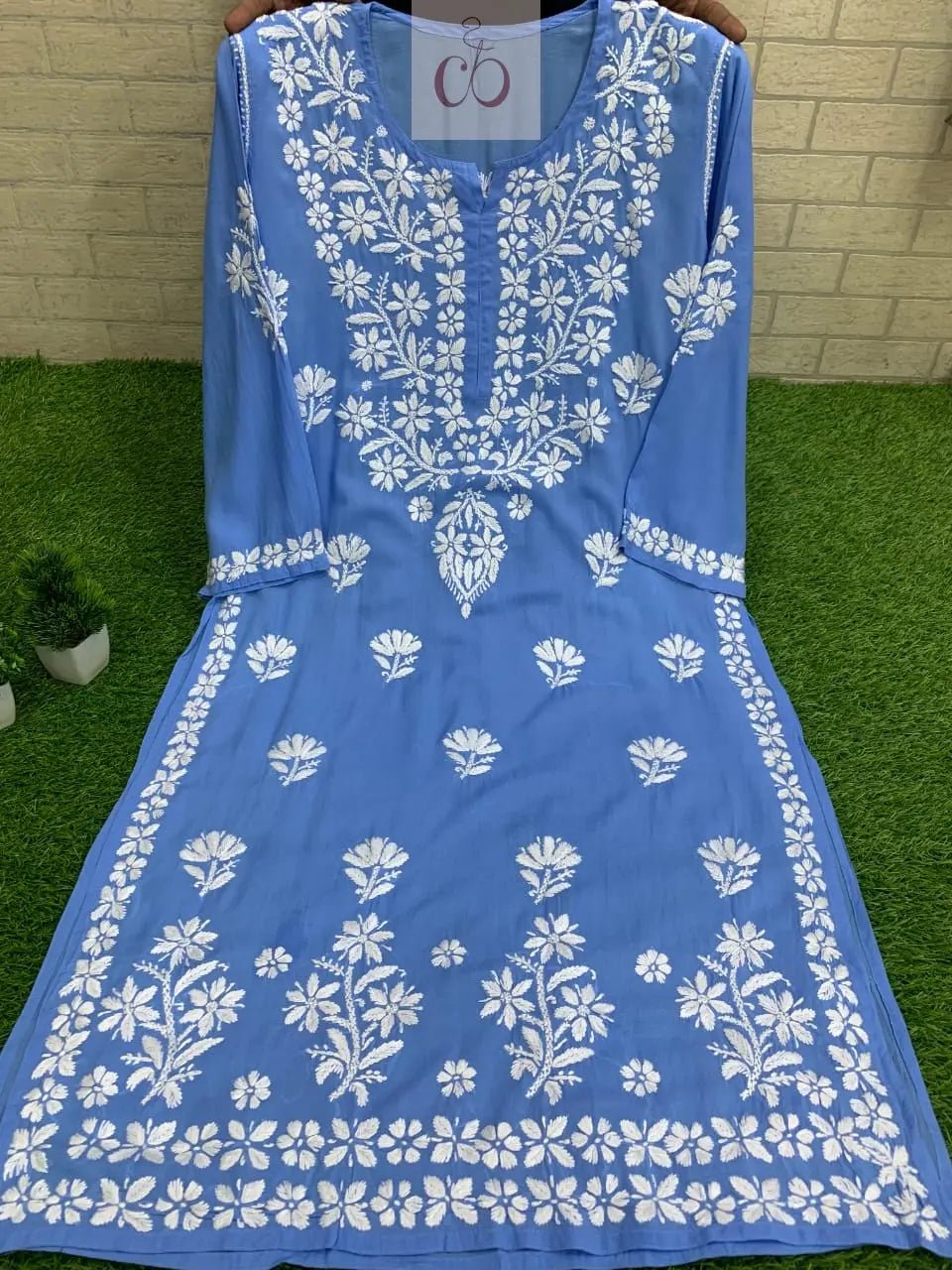 Modal Heavy Daman Kurtis - chikankariofficial