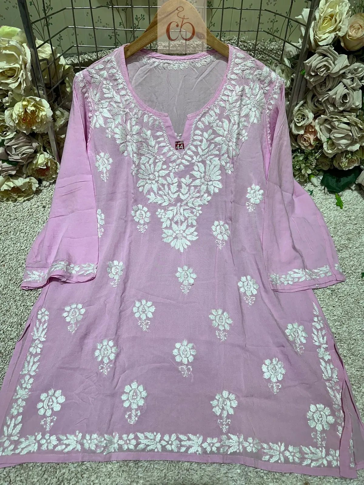 Modal Short Top Plus sizes - chikankariofficial