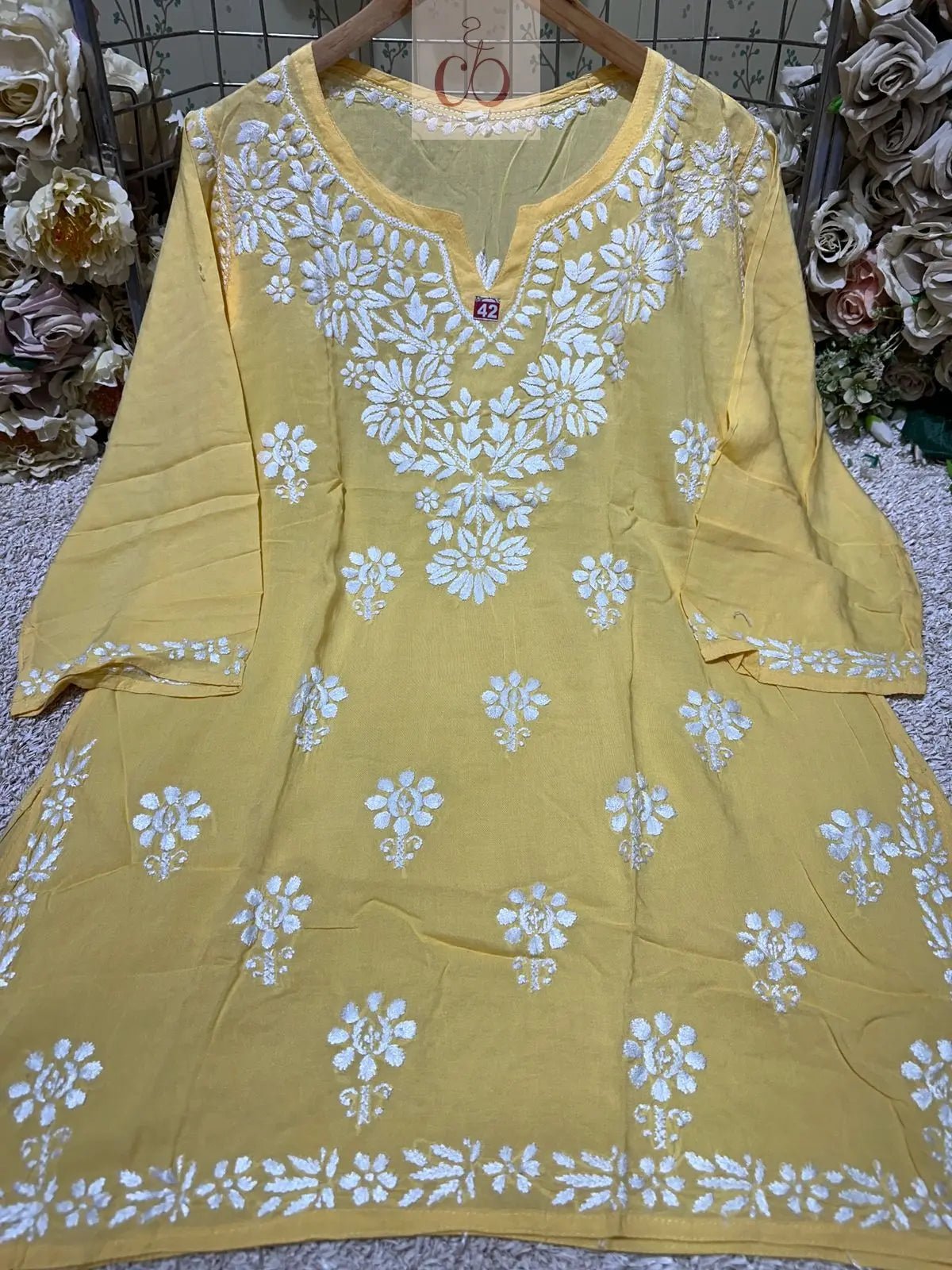 Modal Short Top Plus sizes - chikankariofficial